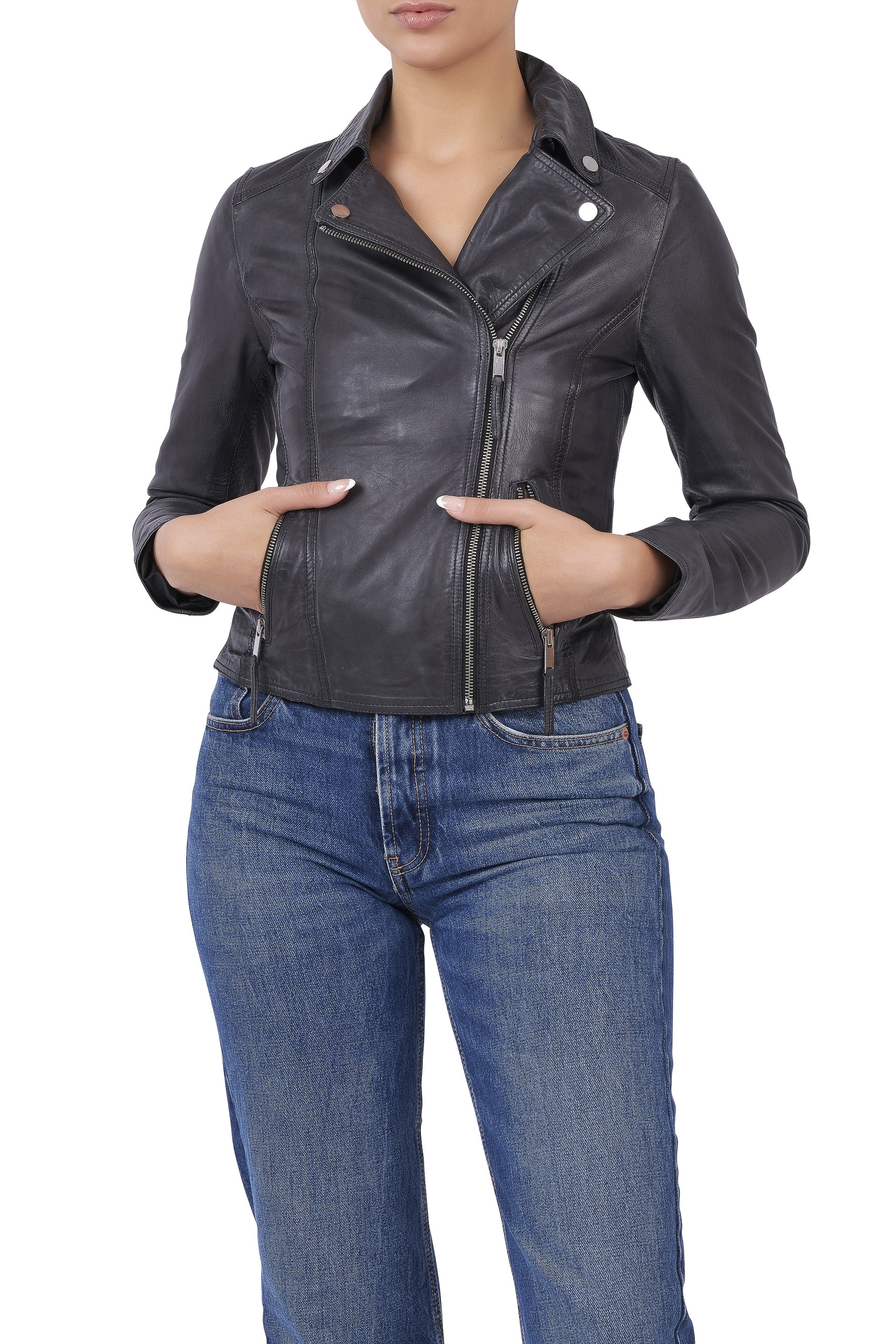 Blusão em pele Geni