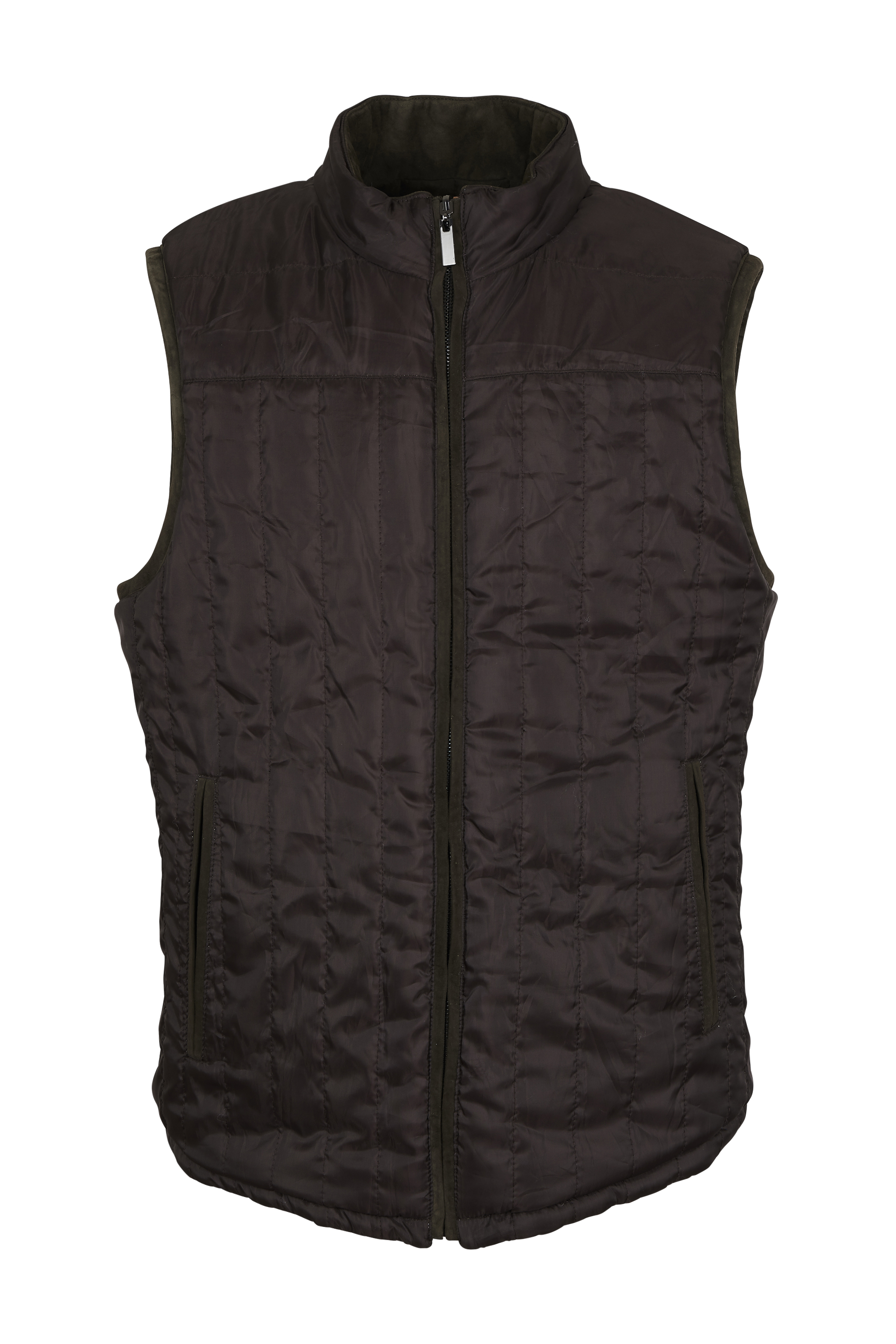 Colete em pele Safari