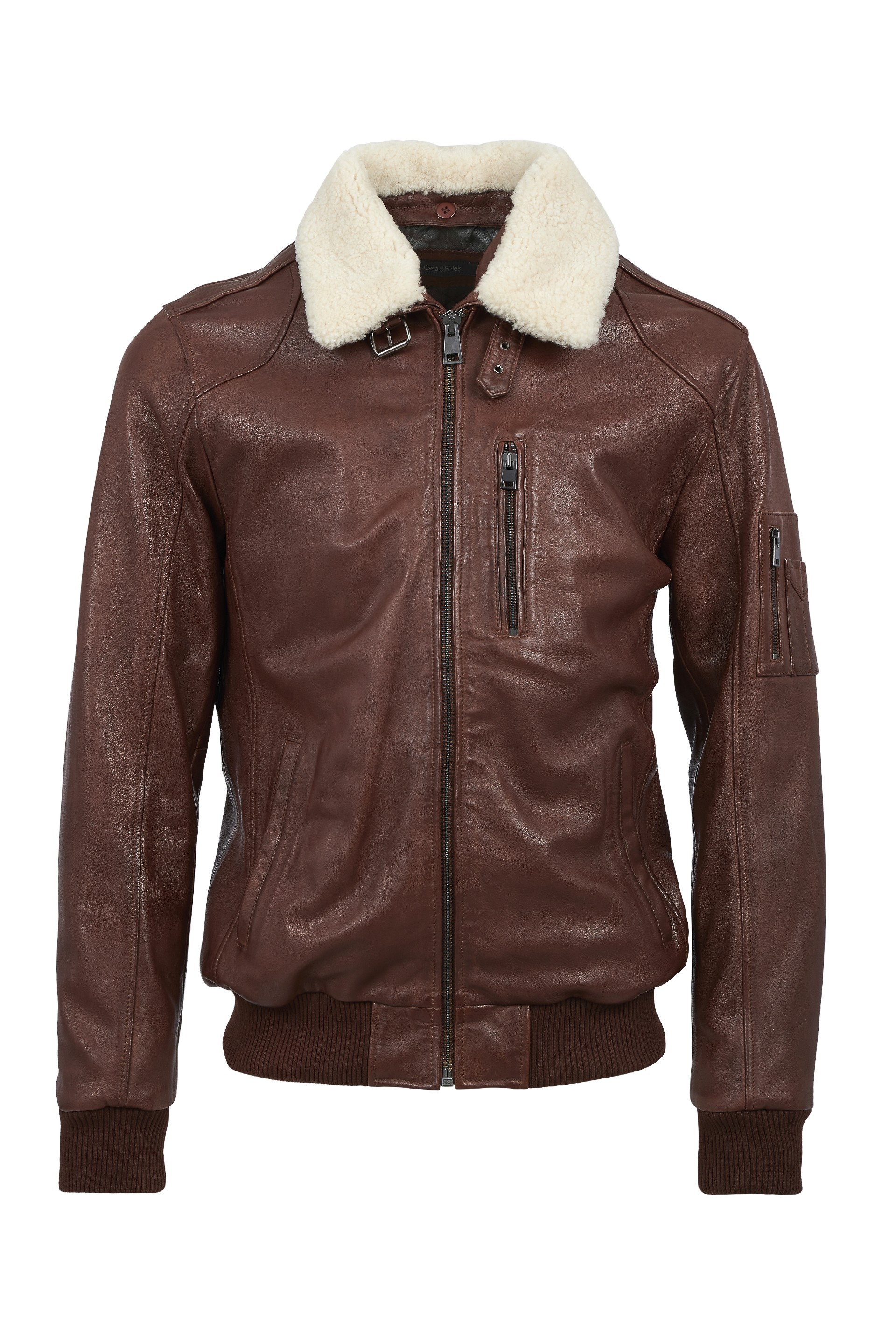 Blusão em pele Patrick