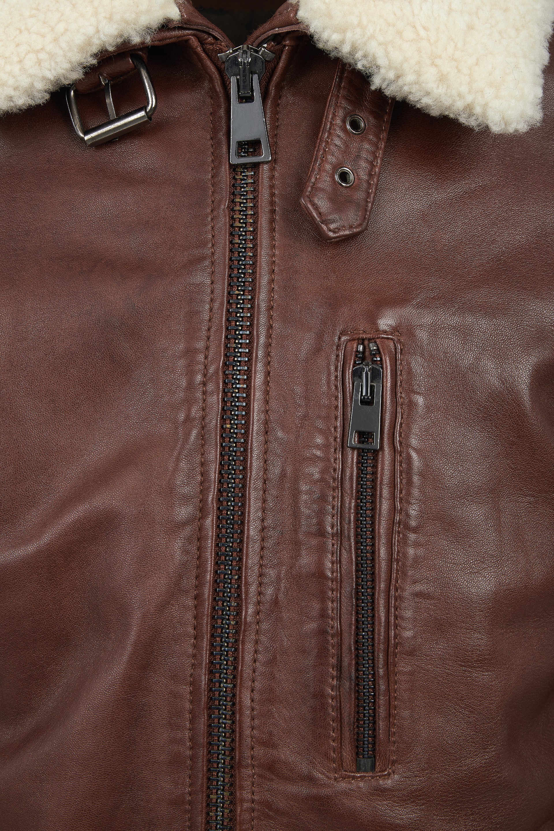 Blusão em pele Patrick