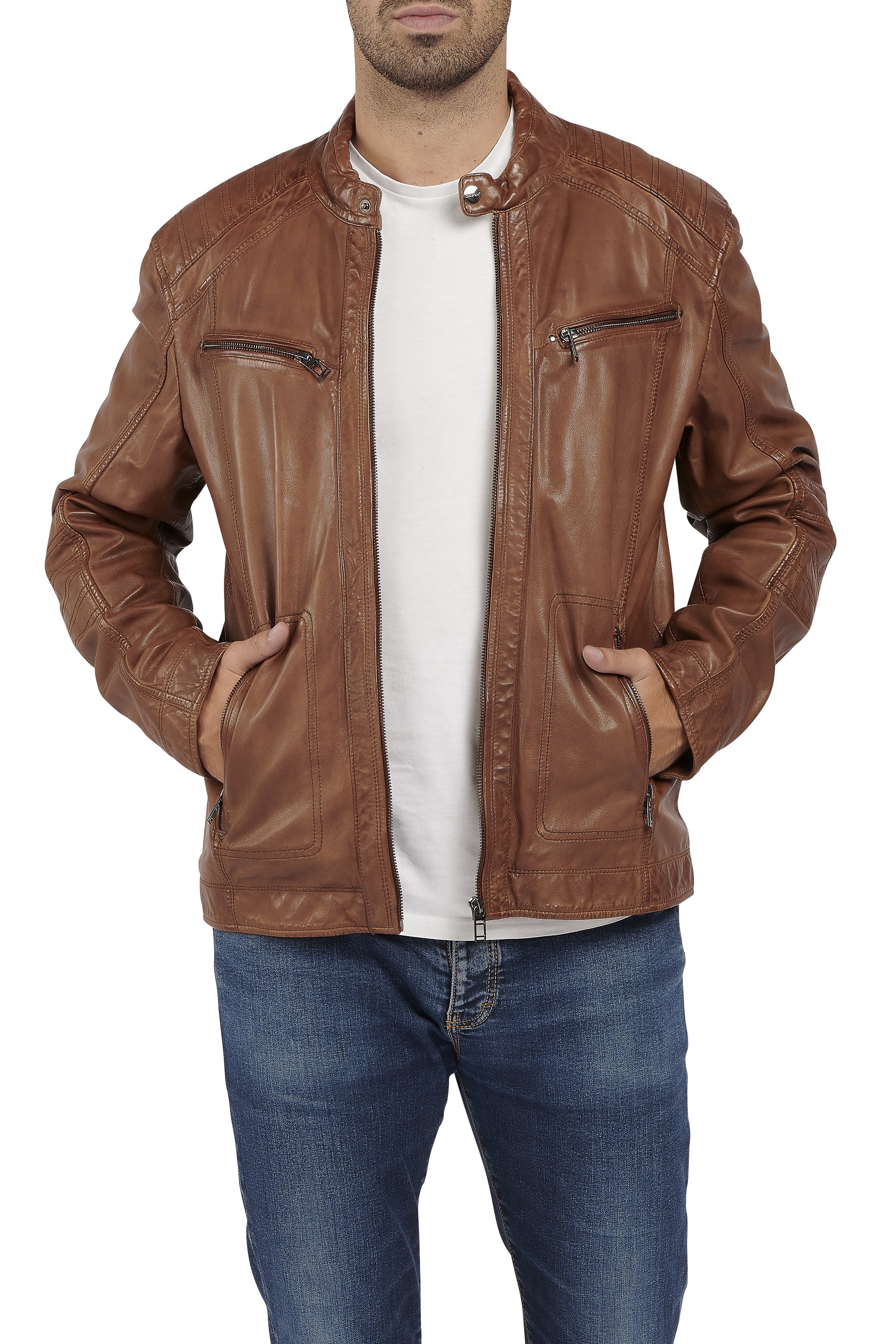 Blusão em pele Geraldo