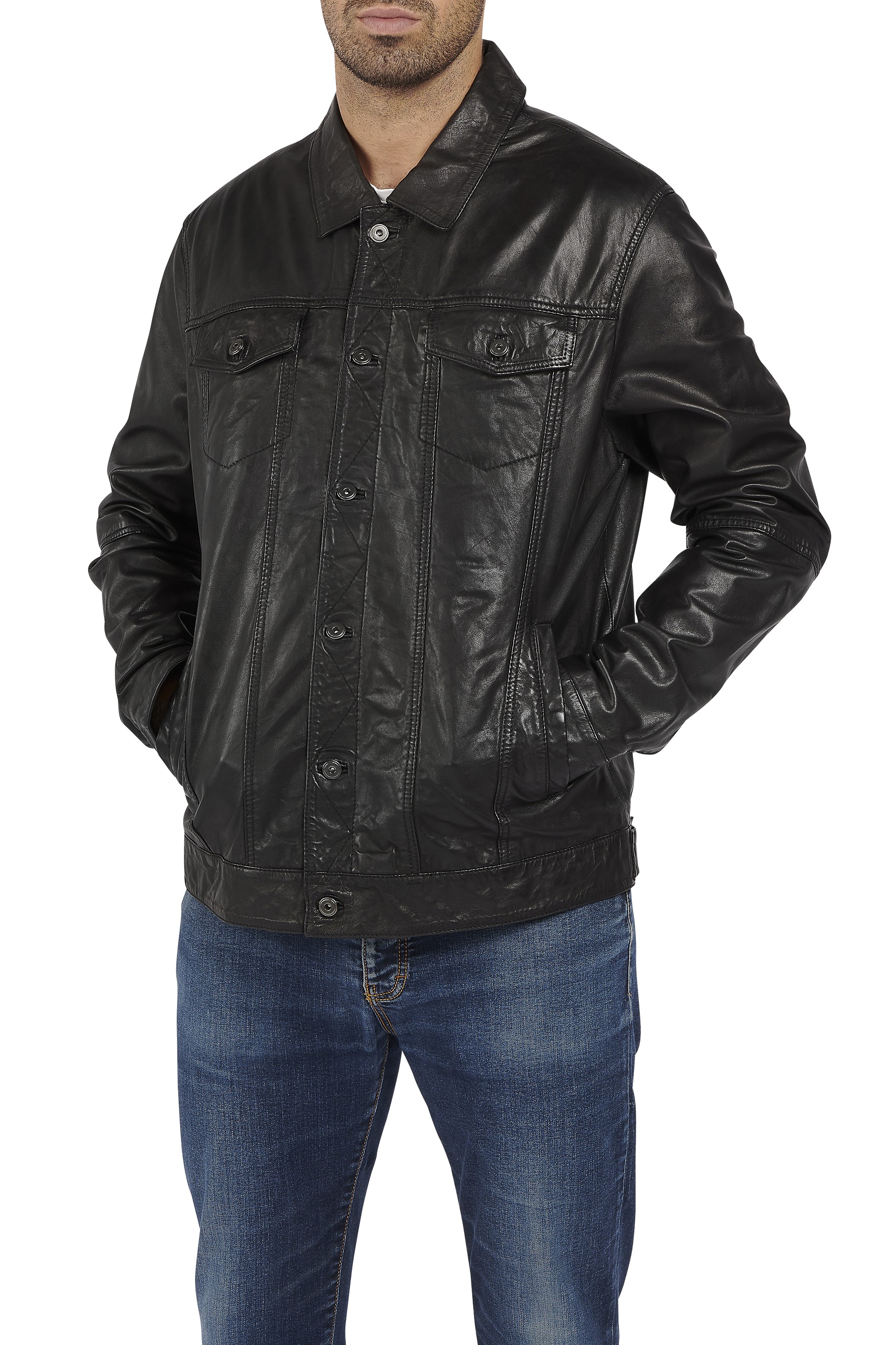 Blusão em pele Januário