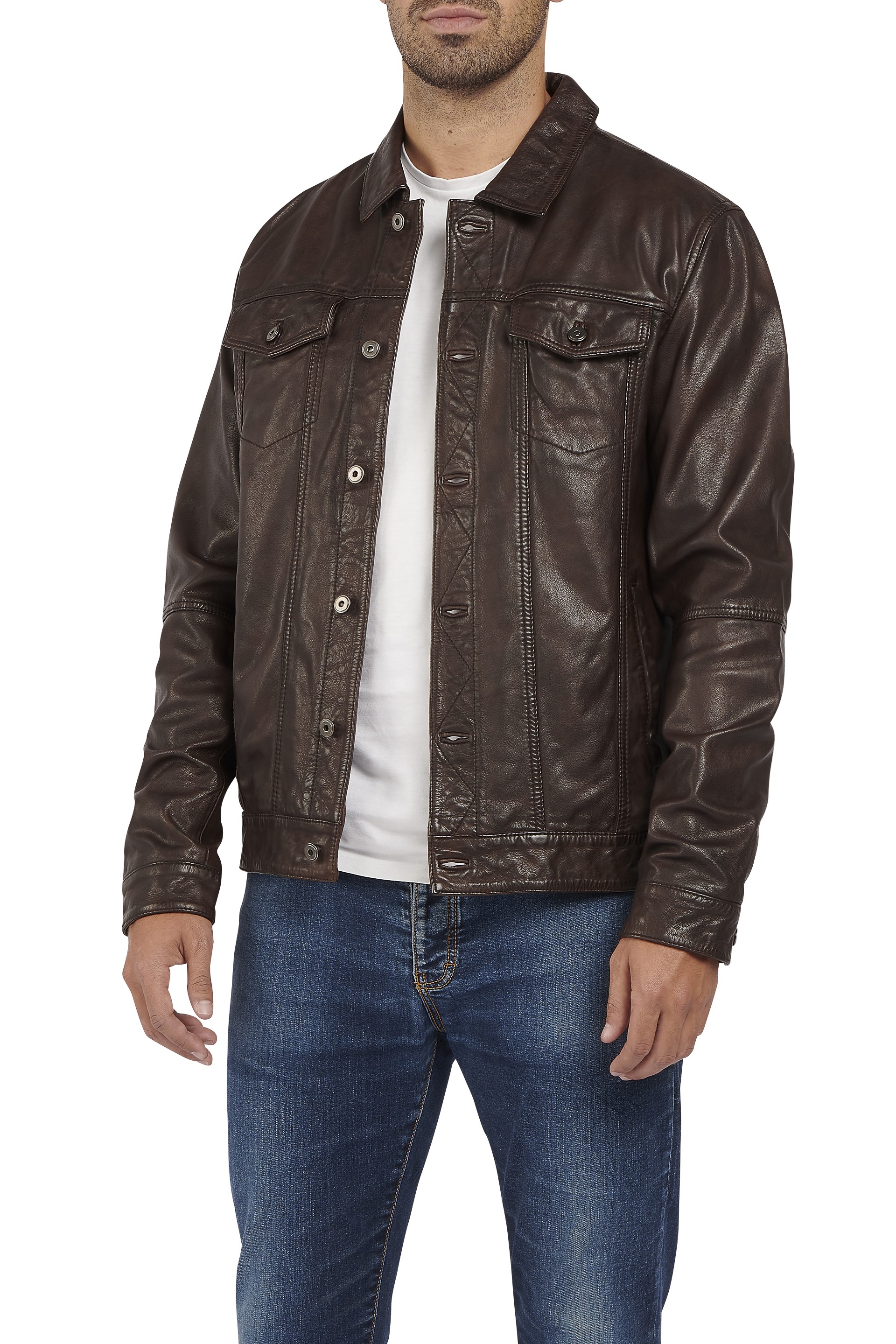 Blusão em pele Januário