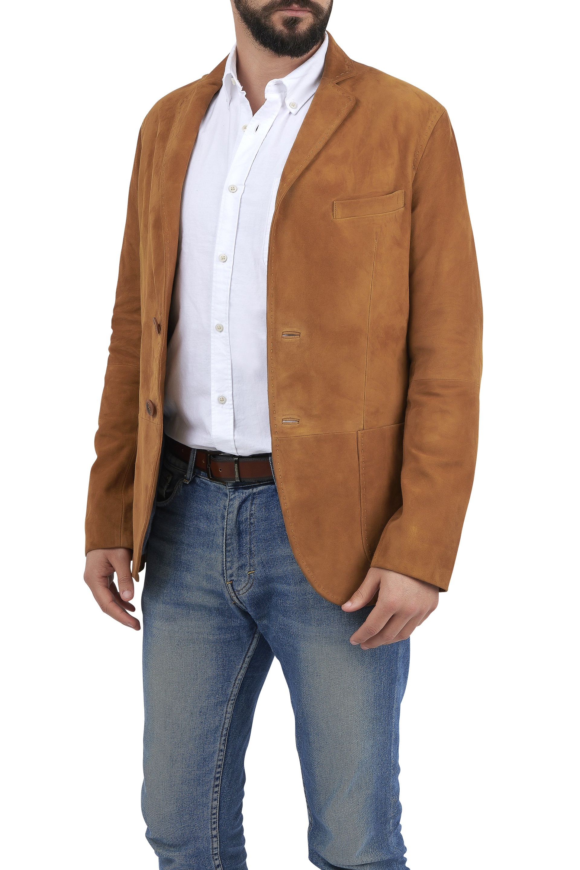 Blazer em pele Inácio