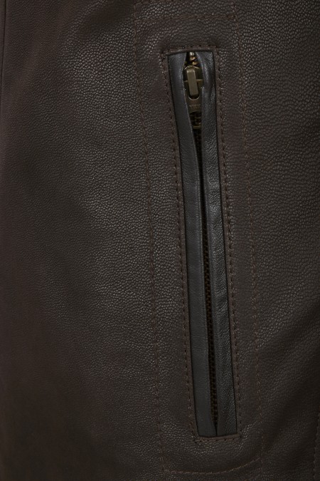 Casaco em pele Adelino