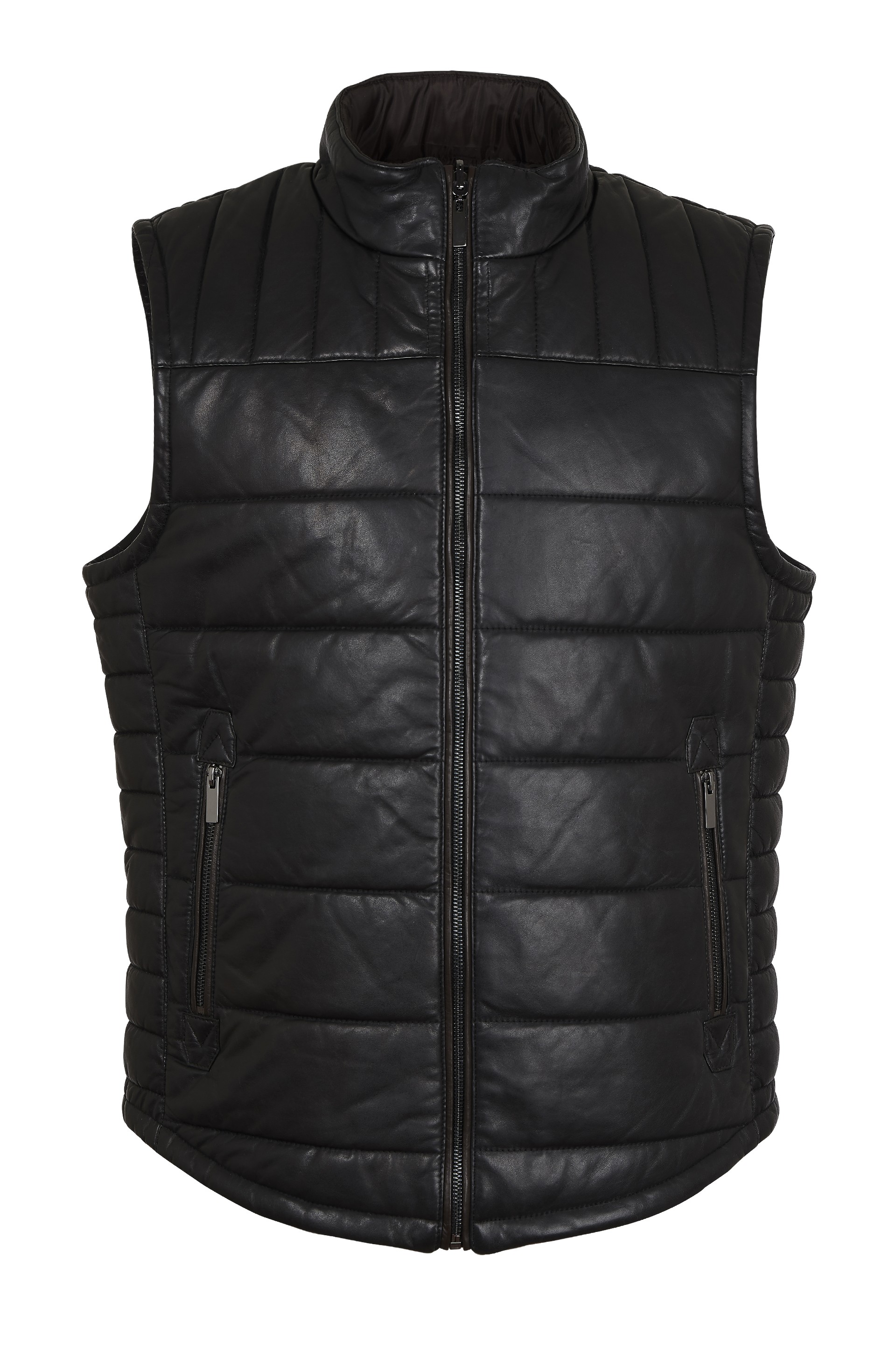 Colete em pele Safari