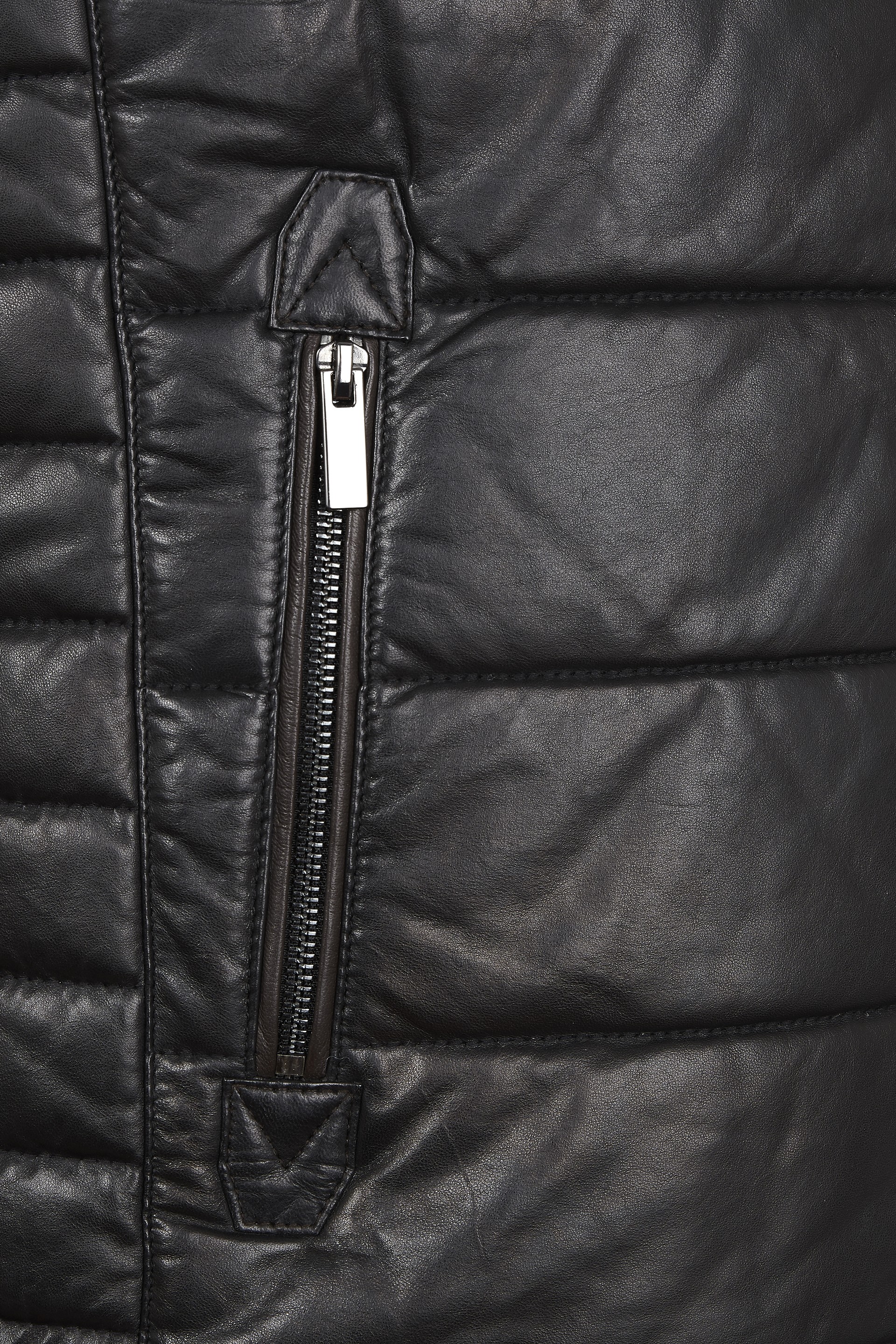 Colete em pele Safari