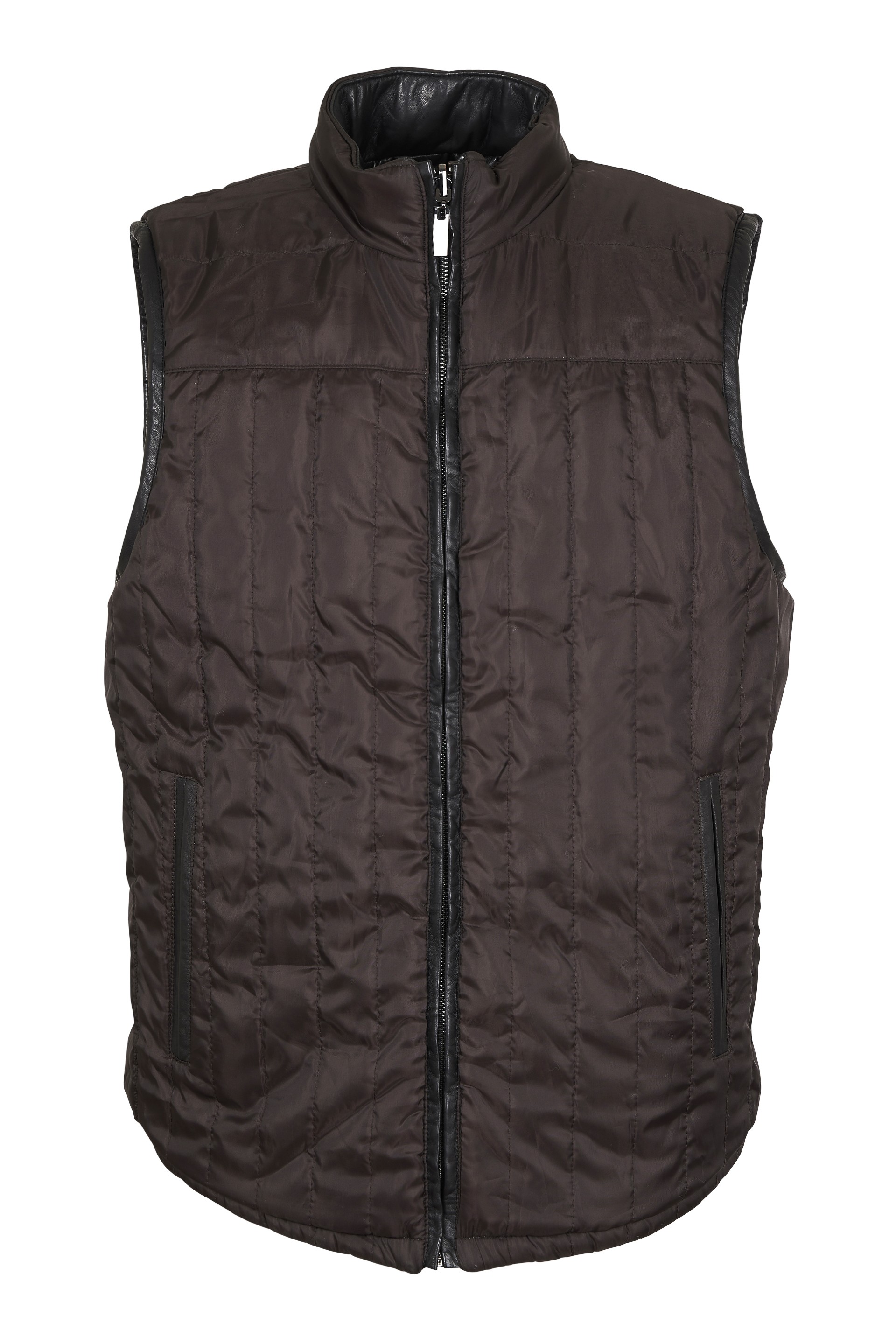 Colete em pele Safari