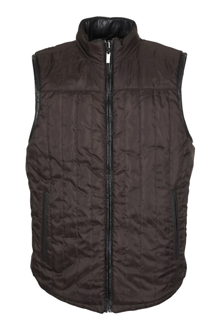 Colete em pele Safari