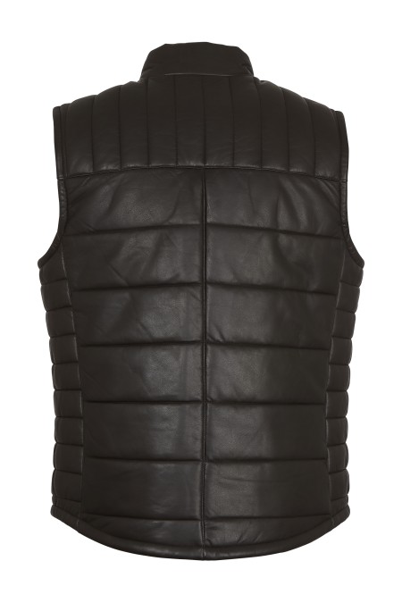 Colete em pele Safari