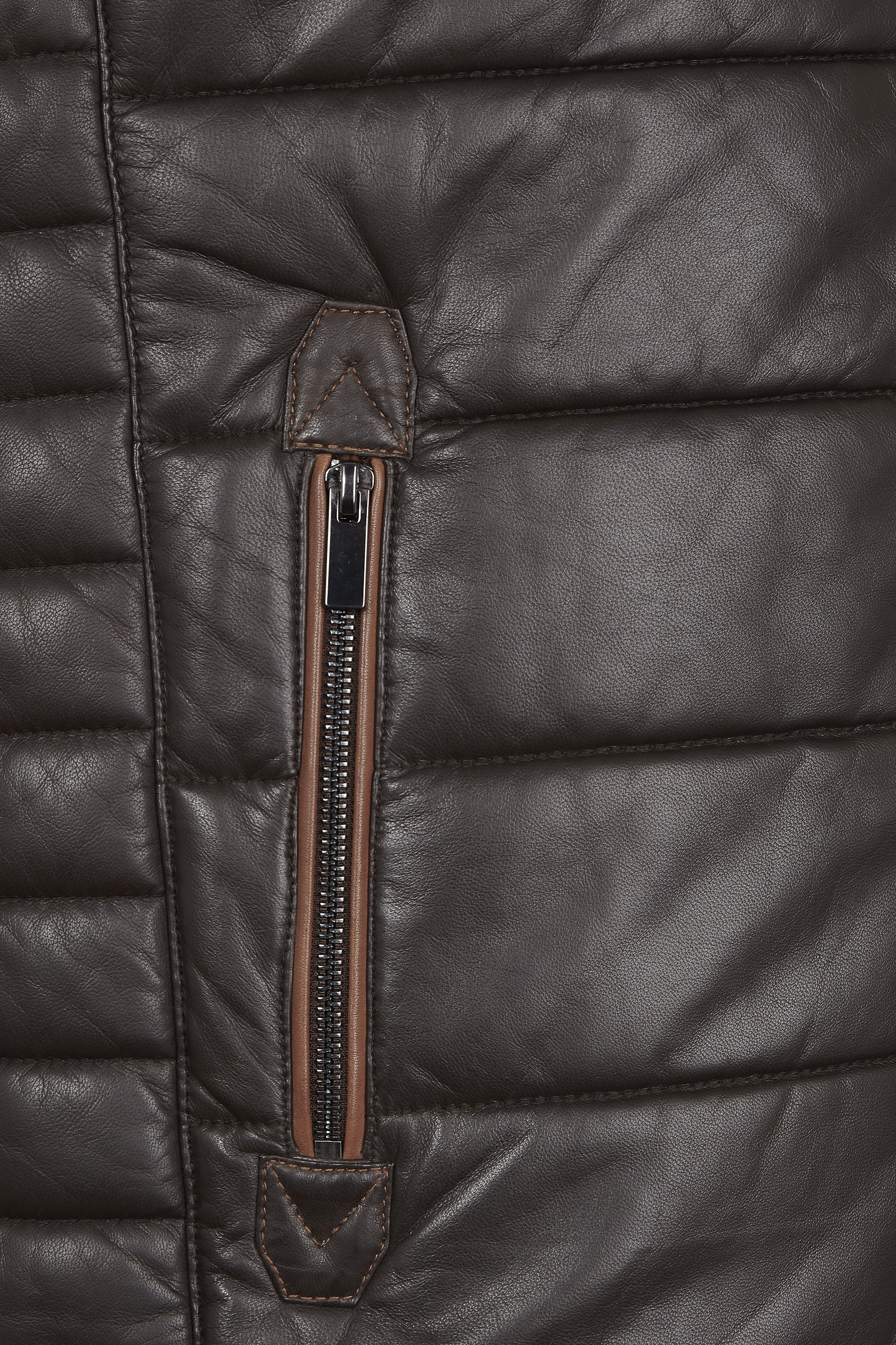 Colete em pele Safari