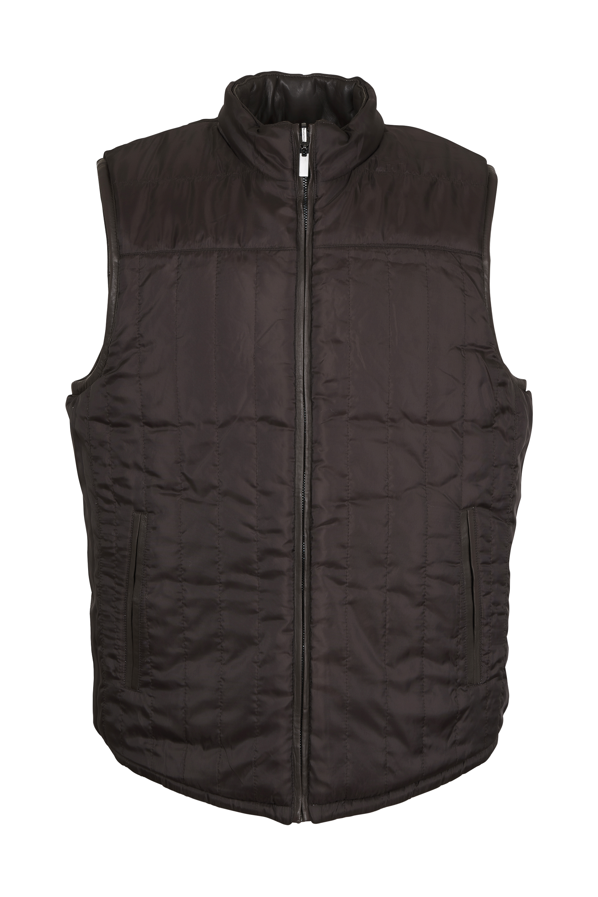 Colete em pele Safari