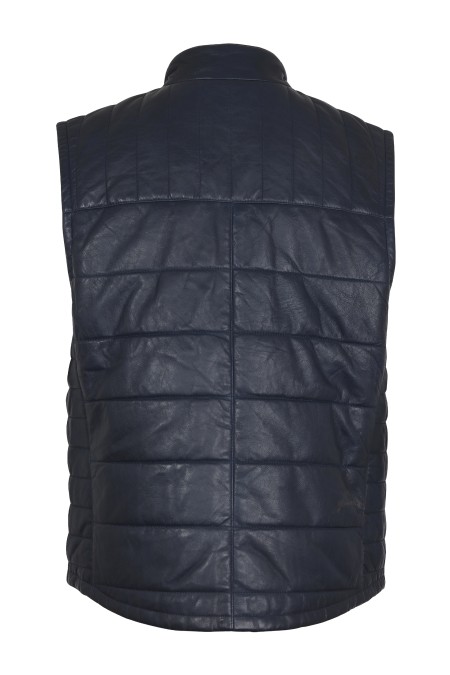 Colete em pele Safari