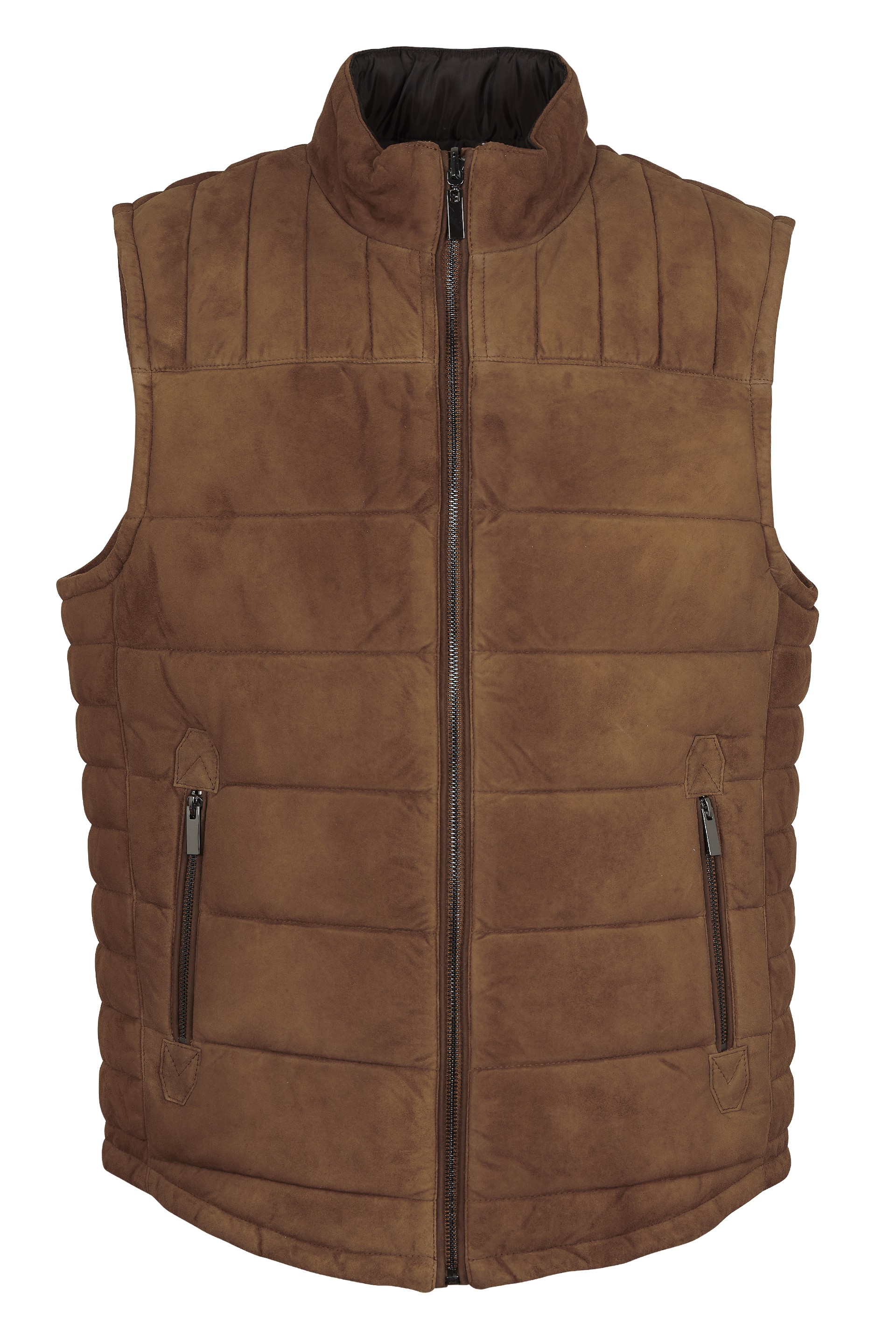 Colete em pele Safari