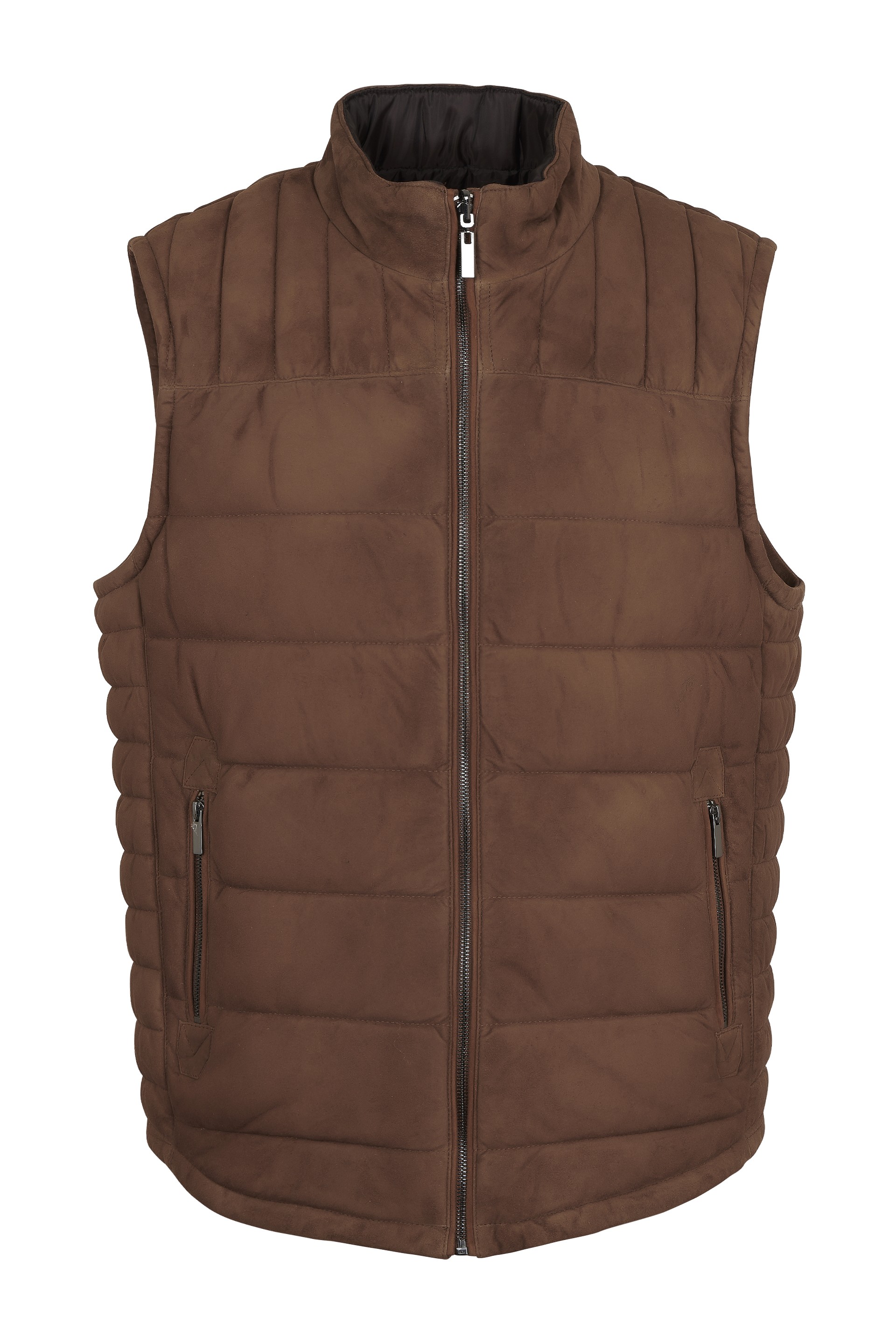 Colete em pele Safari