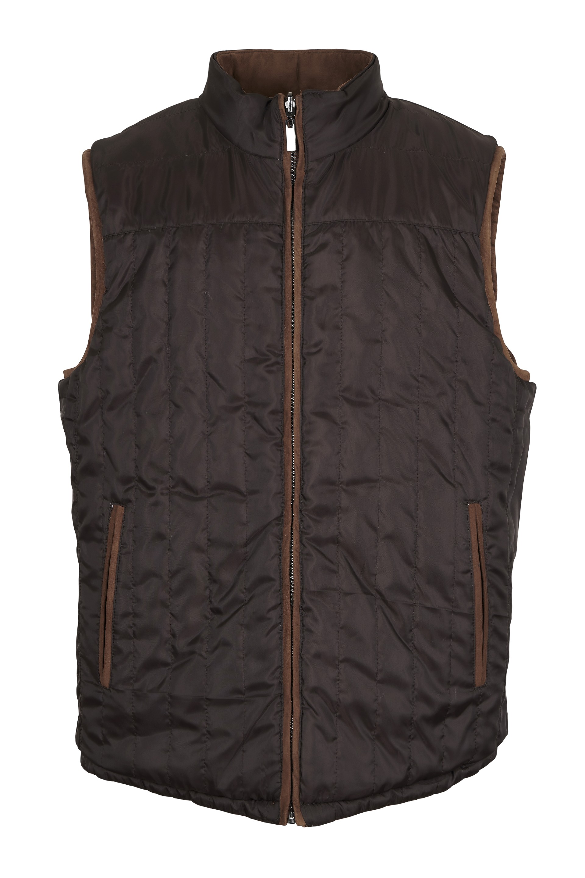 Colete em pele Safari