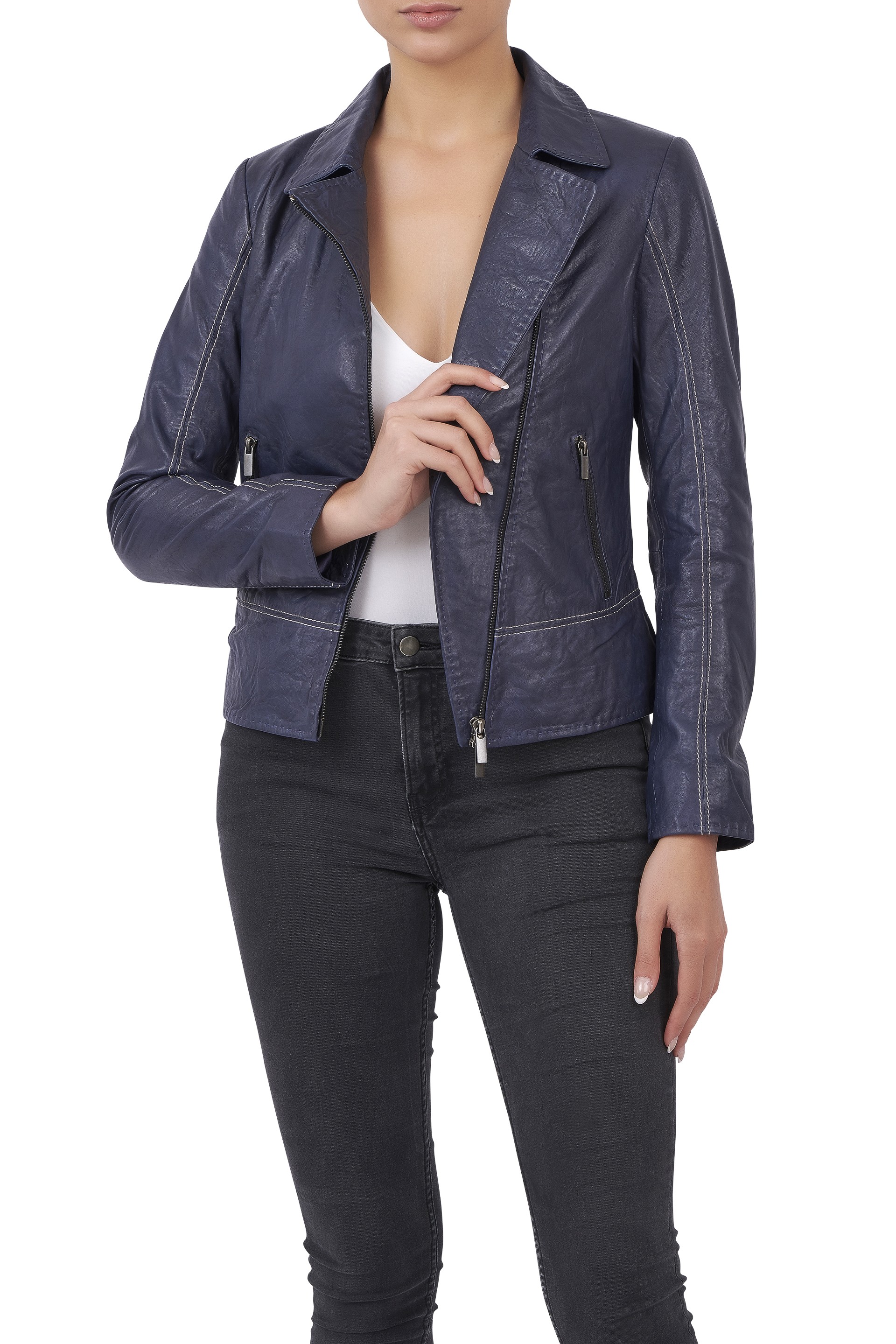 Blusão em pele Jessie