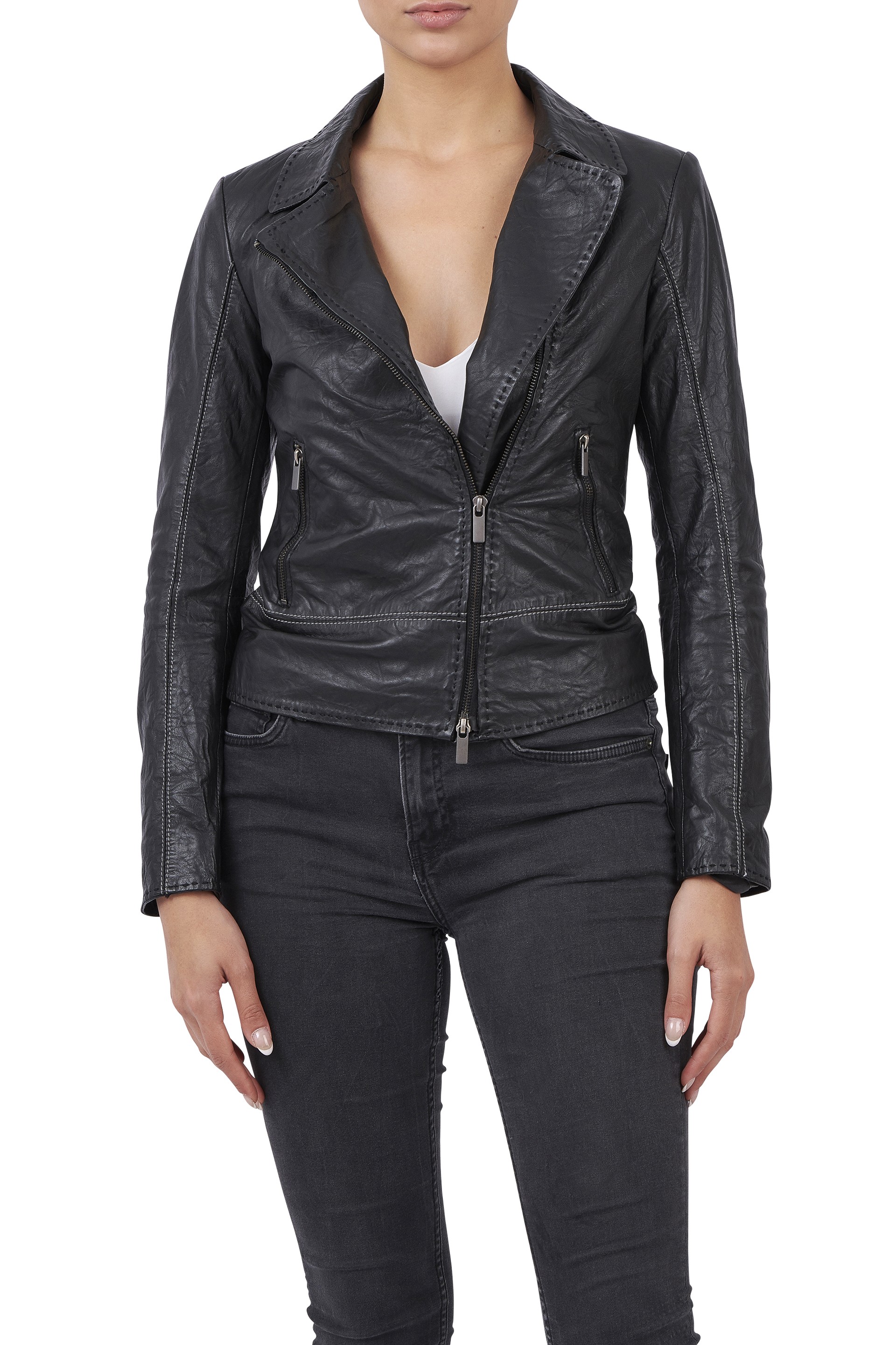 Blusão em pele Jessie