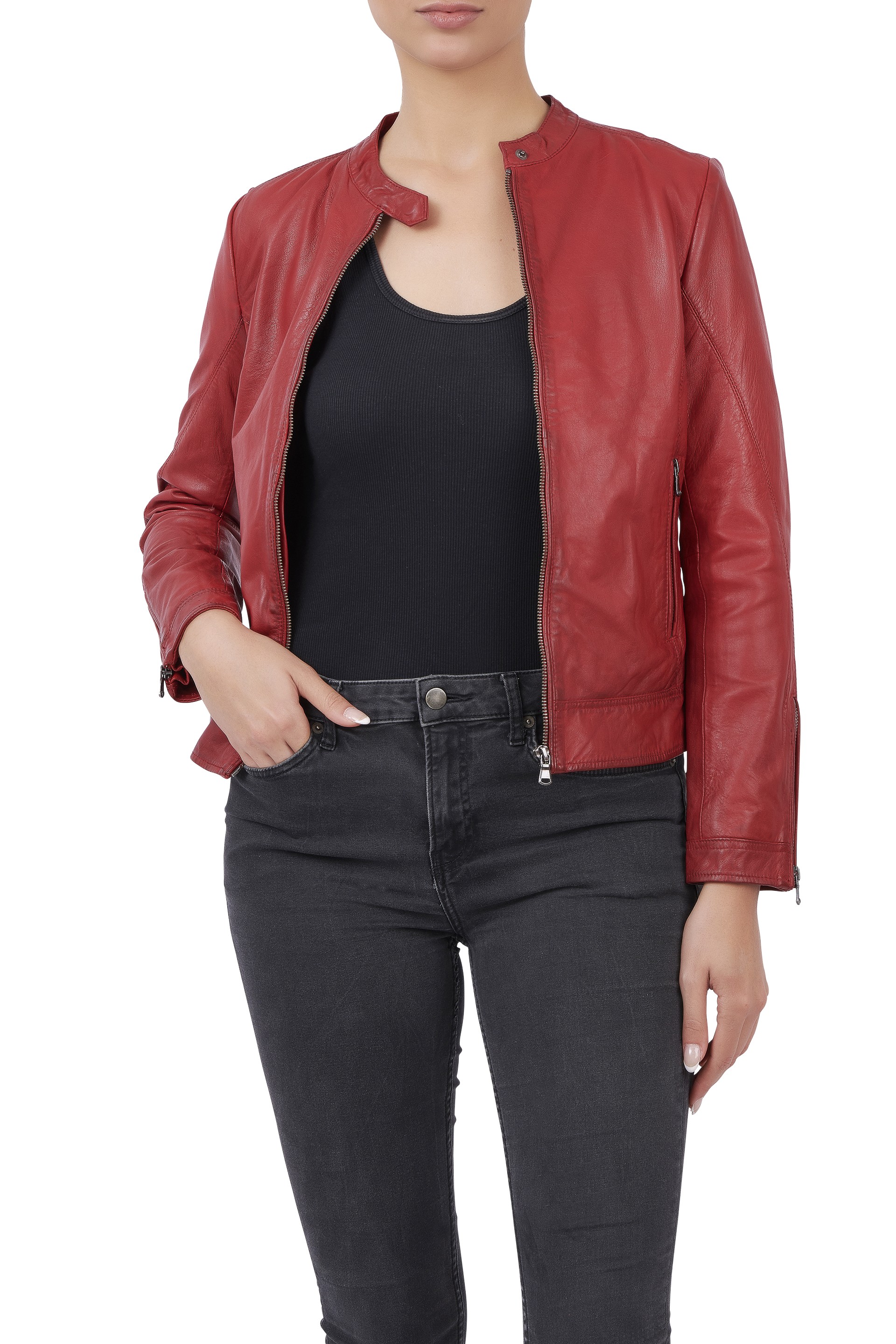 Blusão em pele Gaby