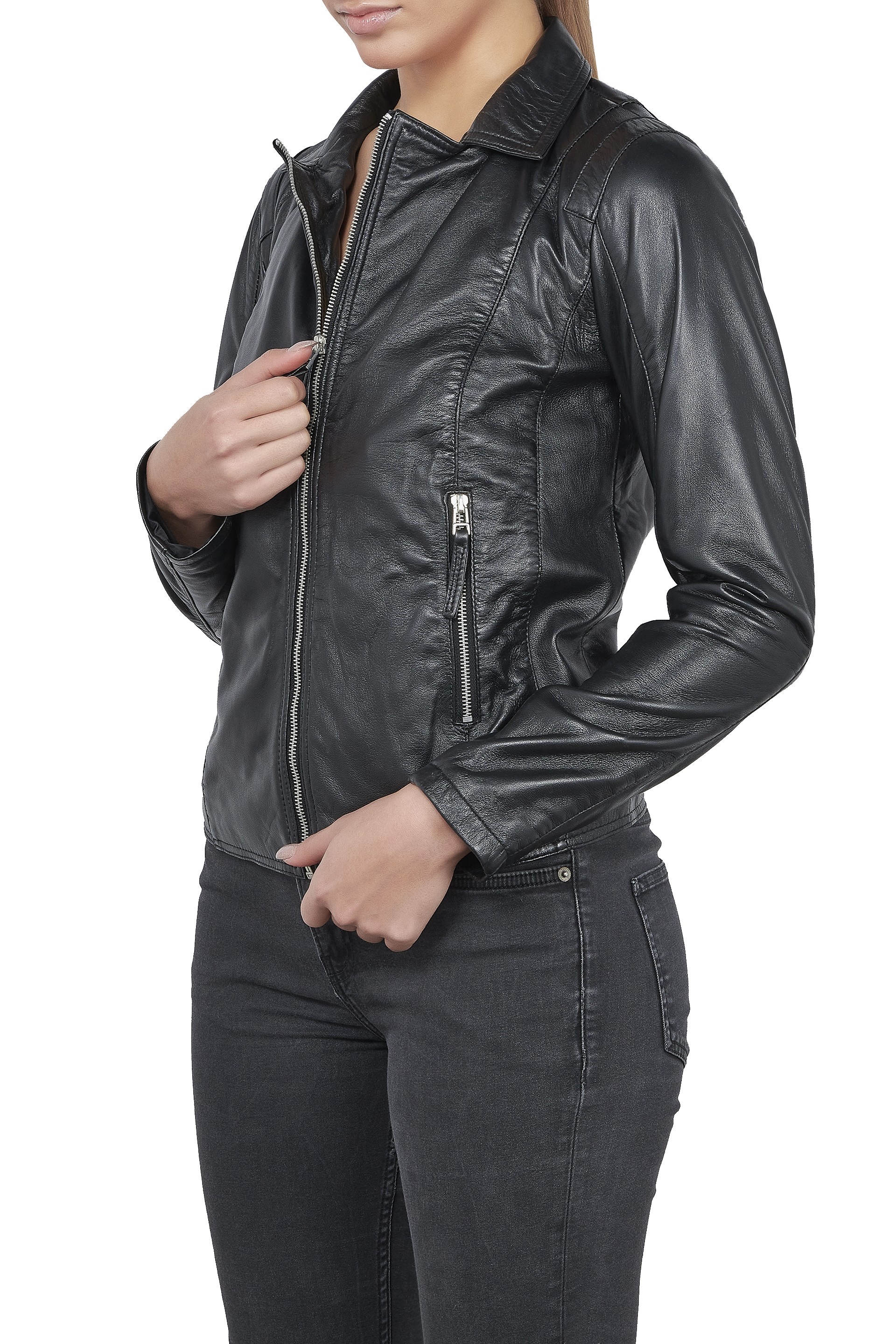 Blusão em pele Telma