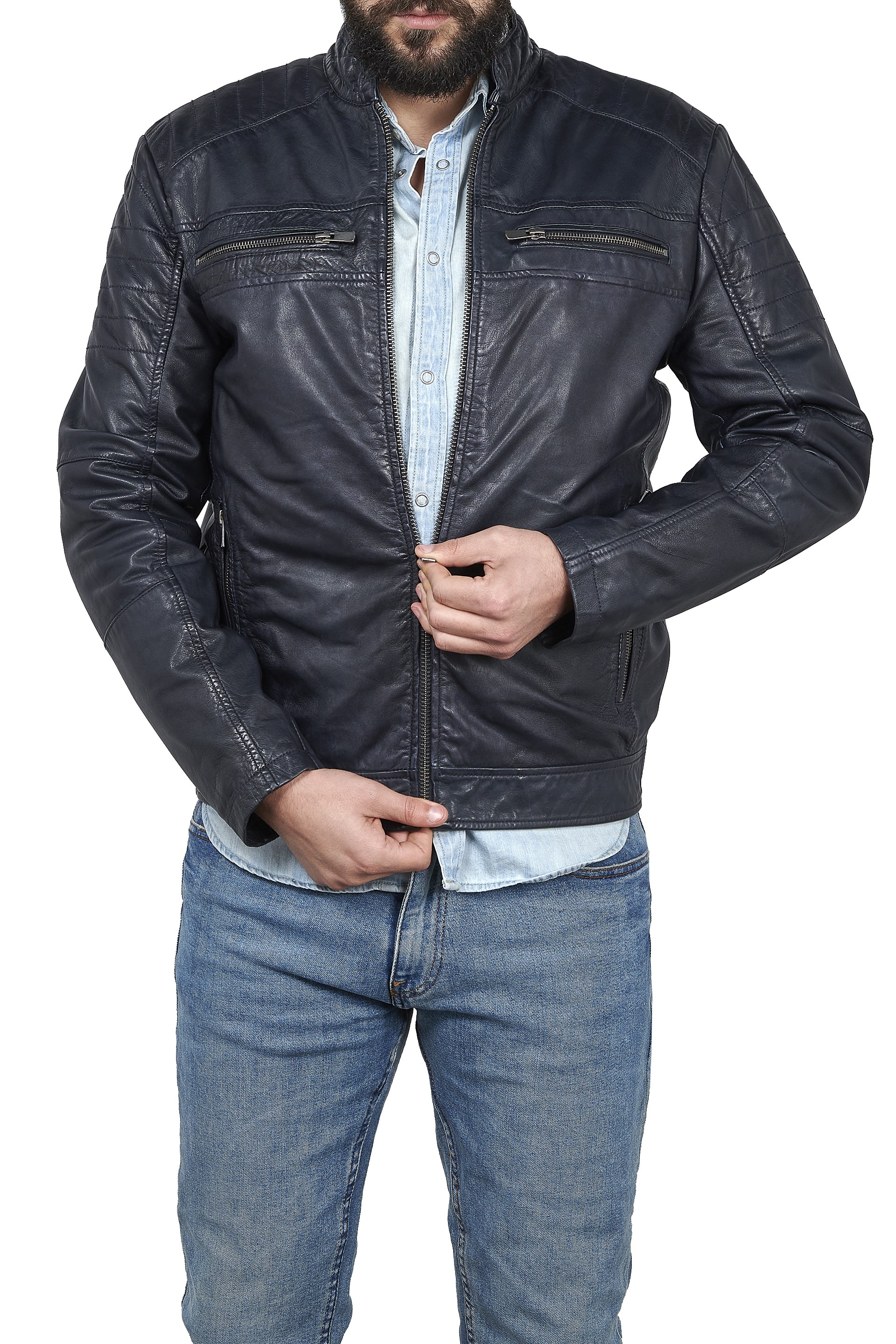 Blusão em pele Ruan