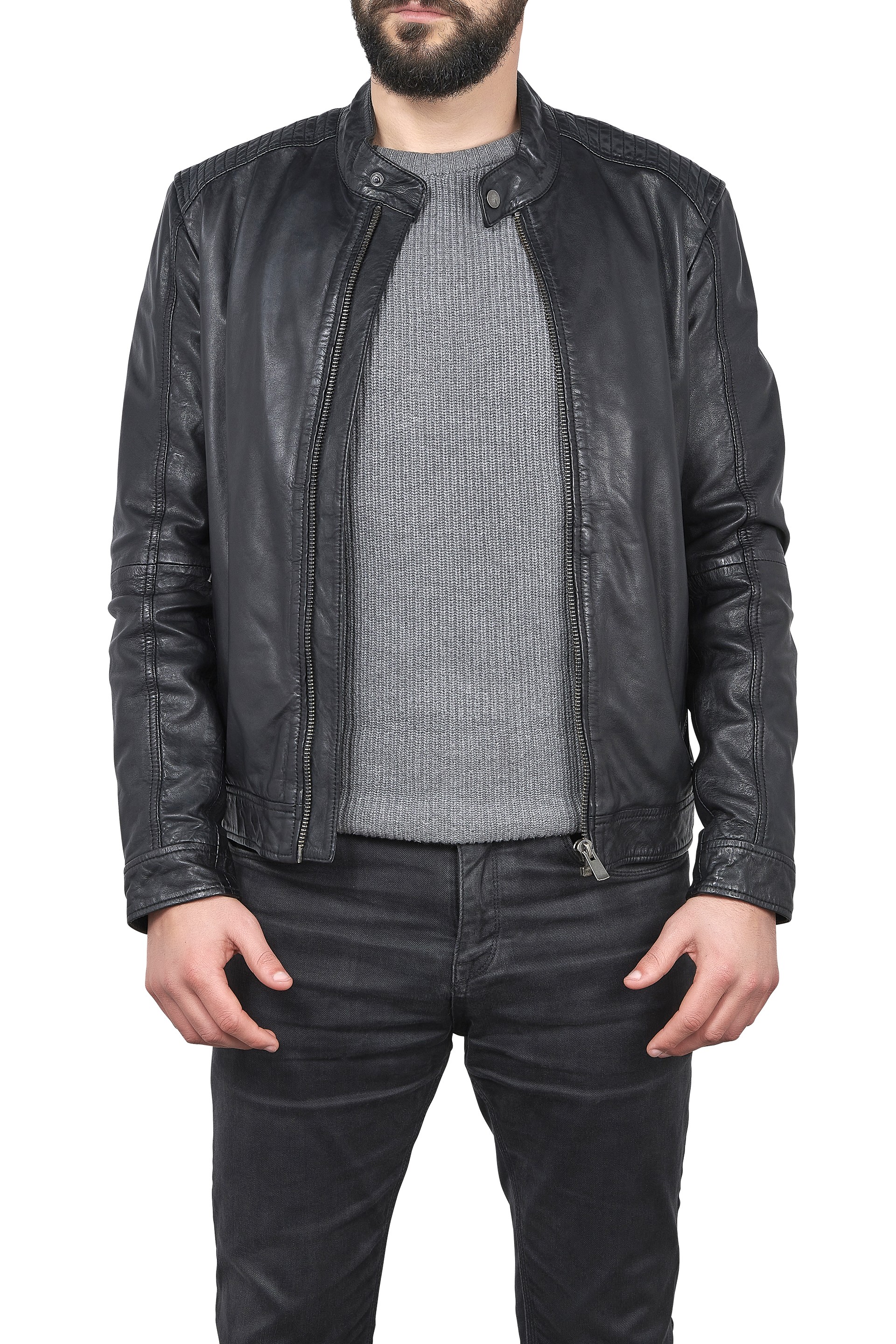 Blusão em pele Charles