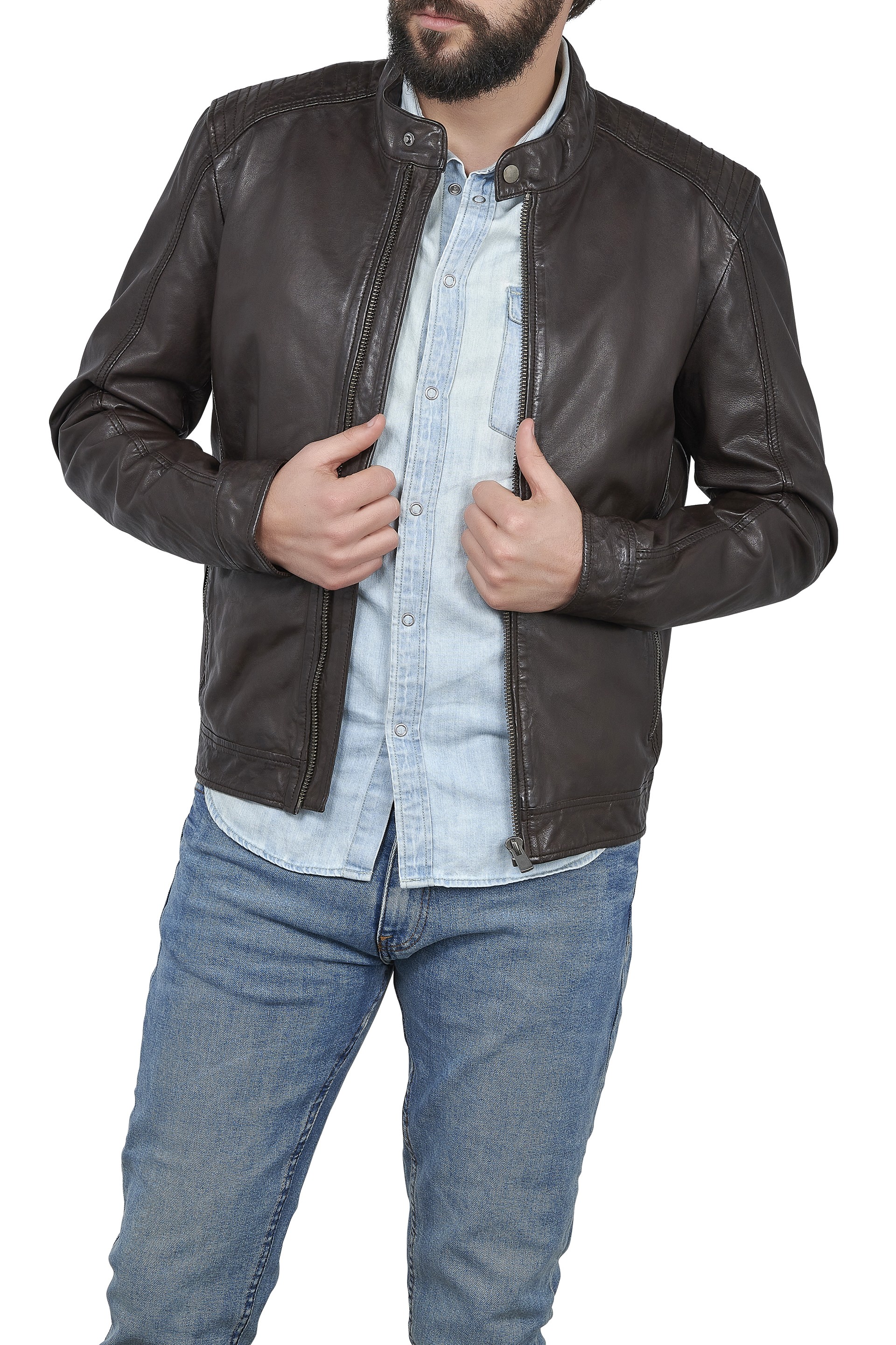 Blusão em pele Charles