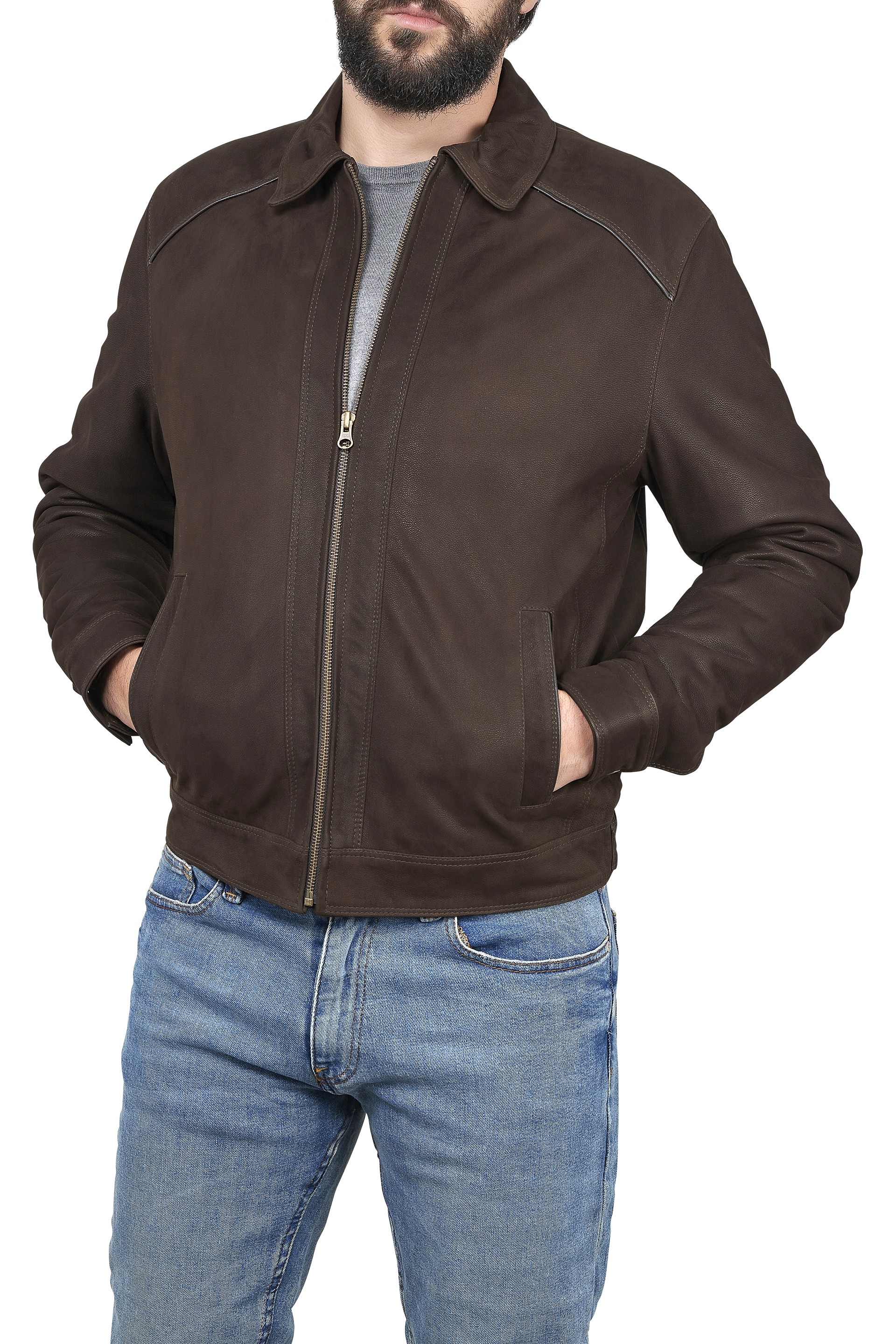 Blusão em pele Ronny