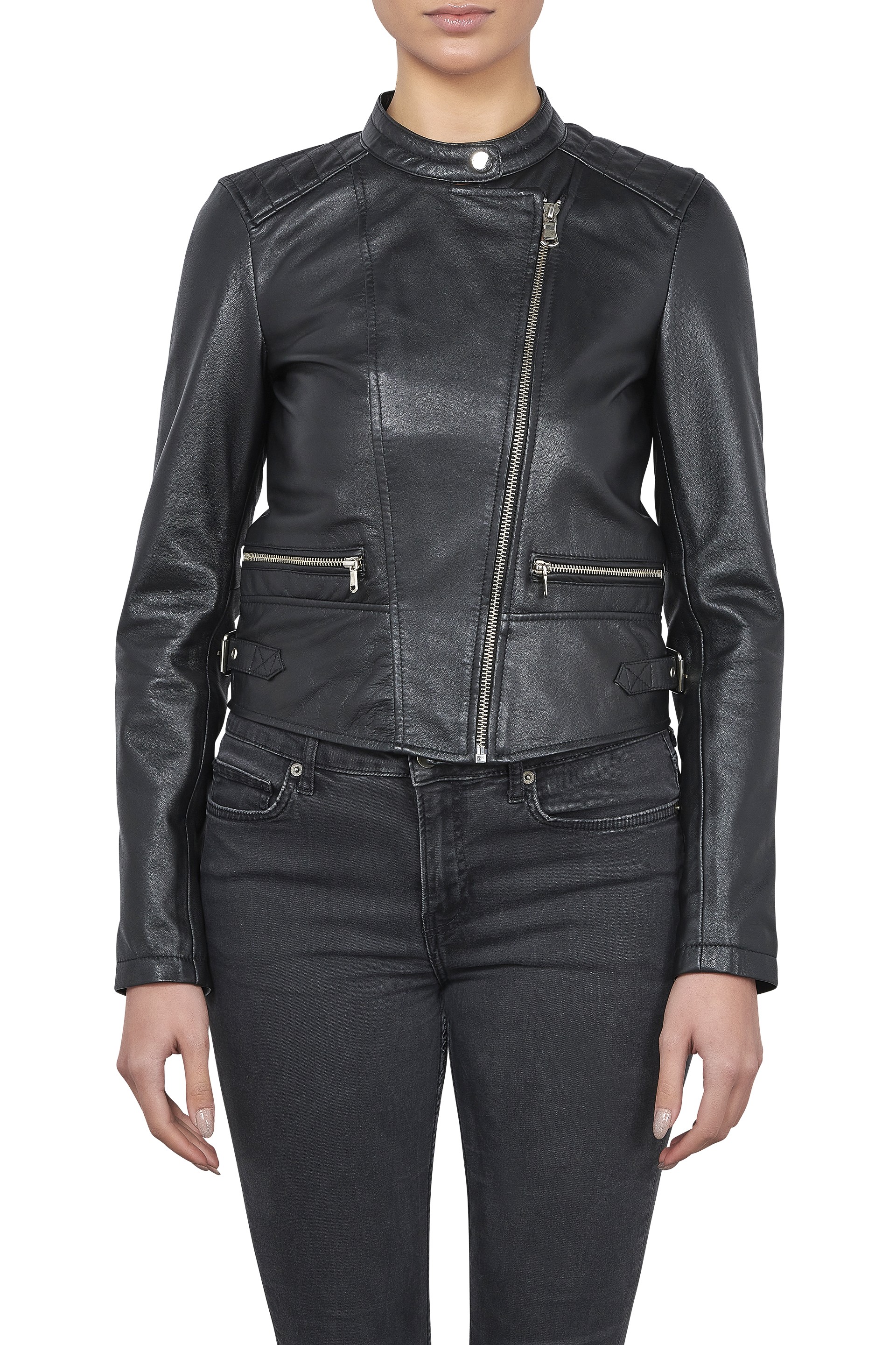 Blusão em pele Irene