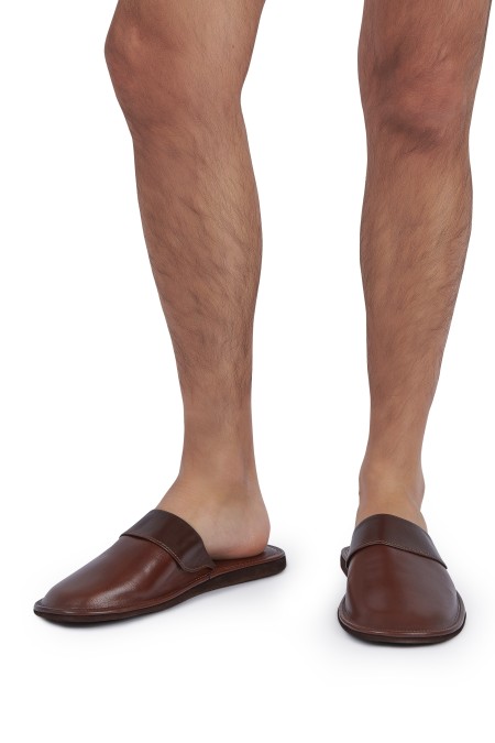 Chinelo em pele 9045