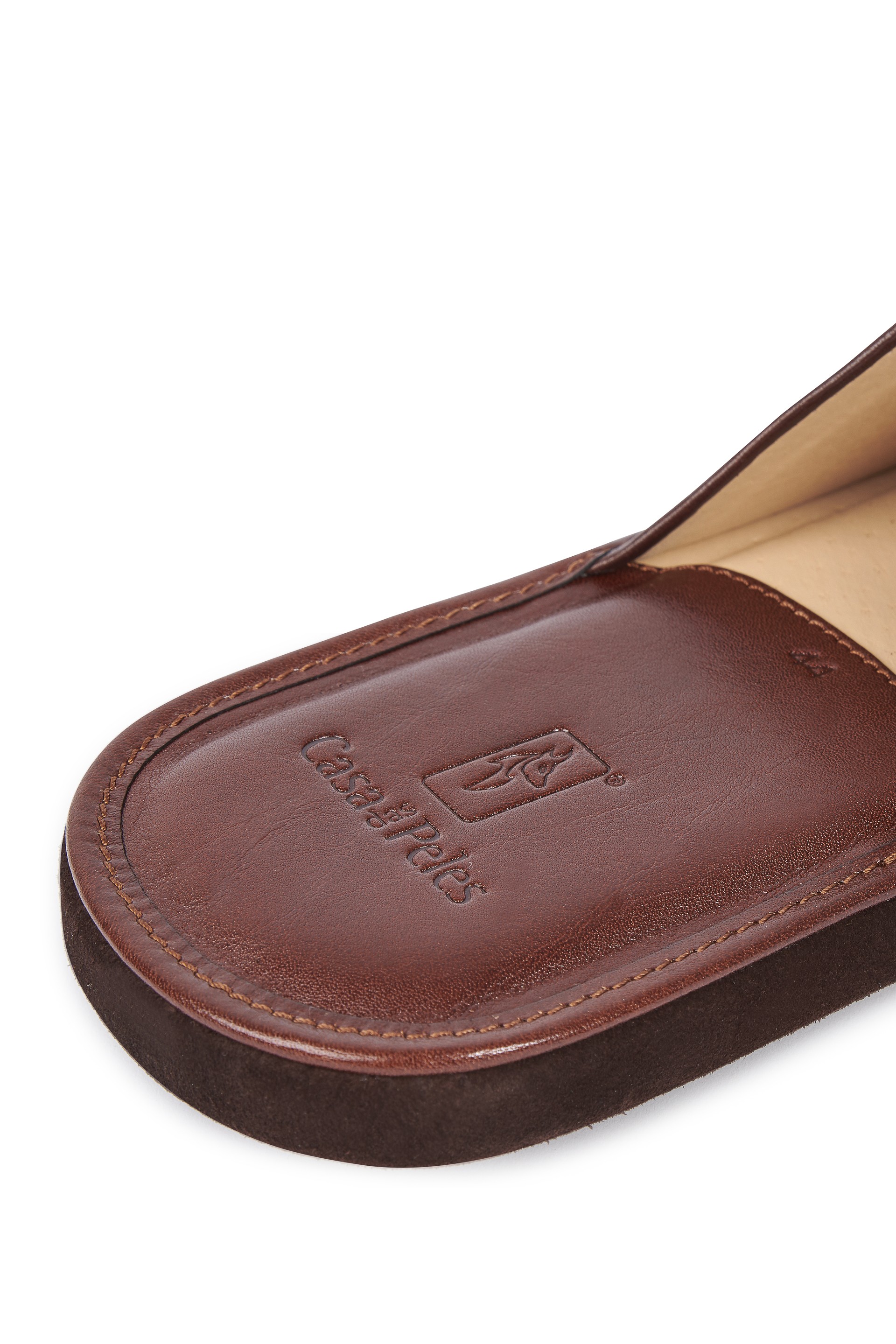 Chinelo em pele 9045