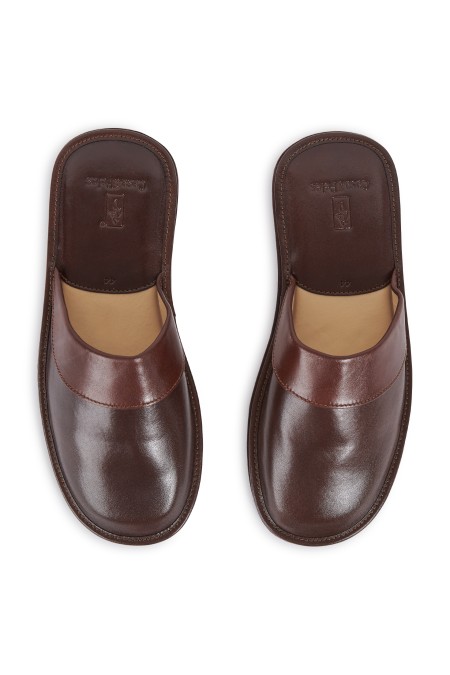 Chinelo em pele 9045