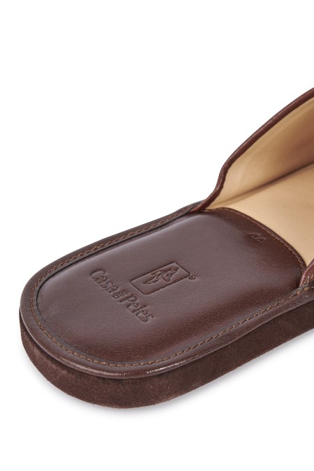 Chinelo em pele 9045