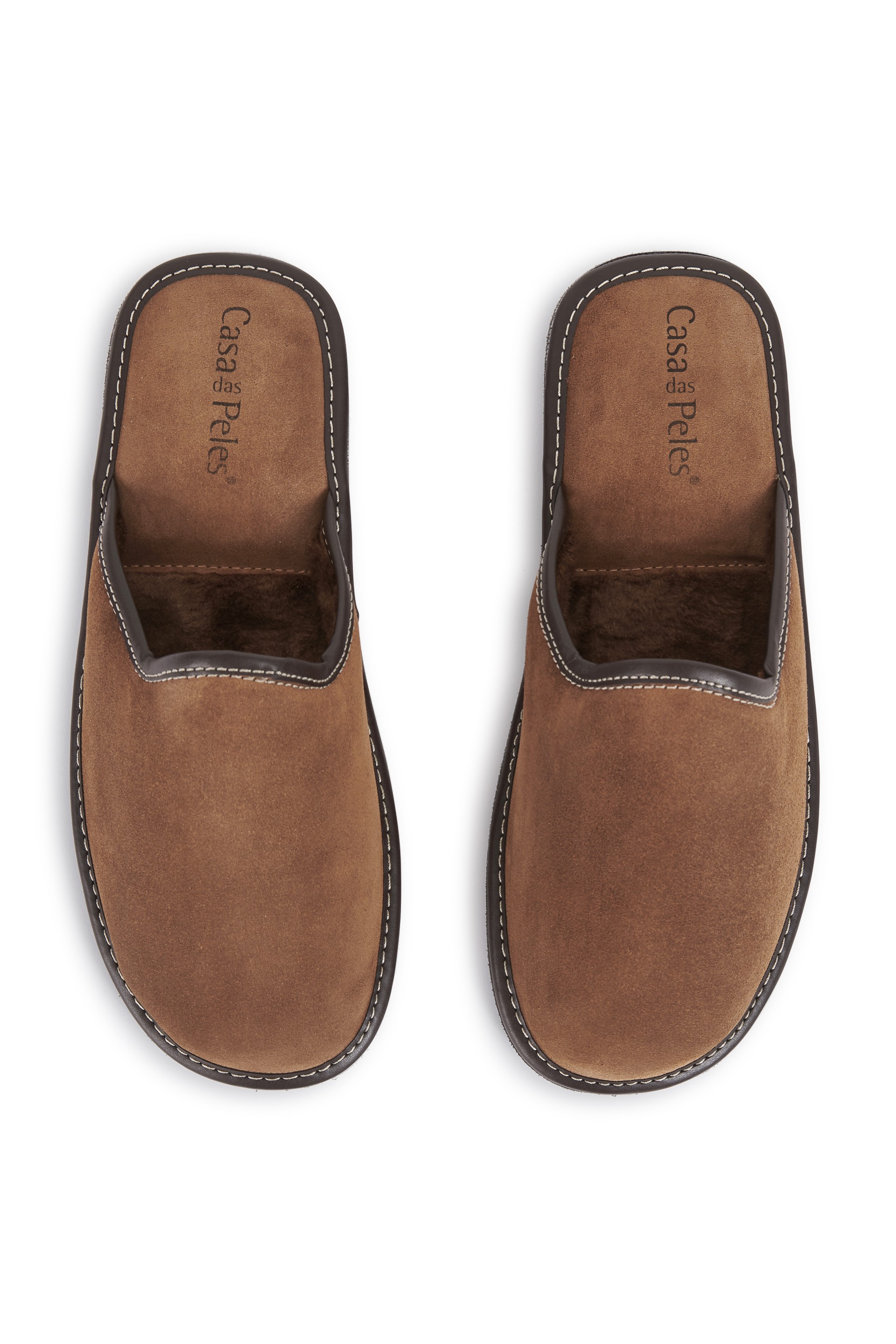 Chinelo em pele 16005