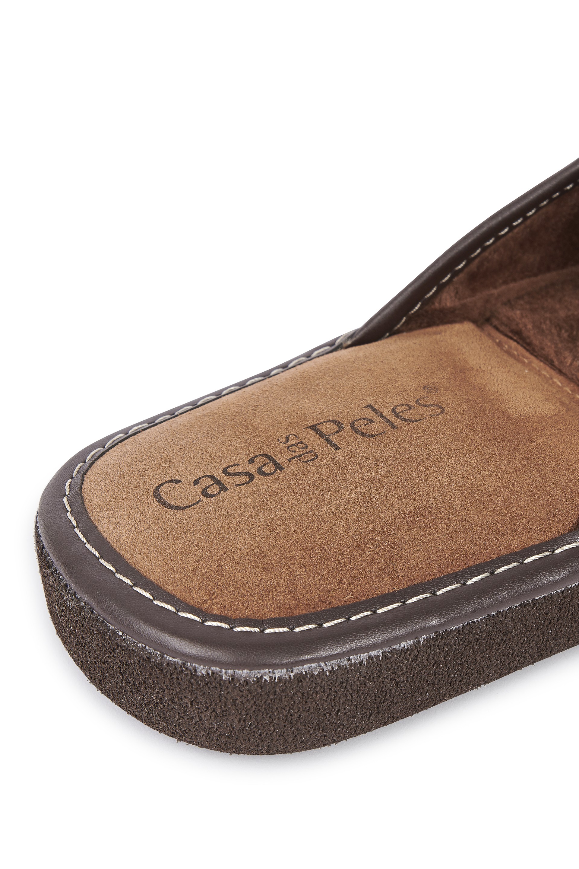 Chinelo em pele 16005