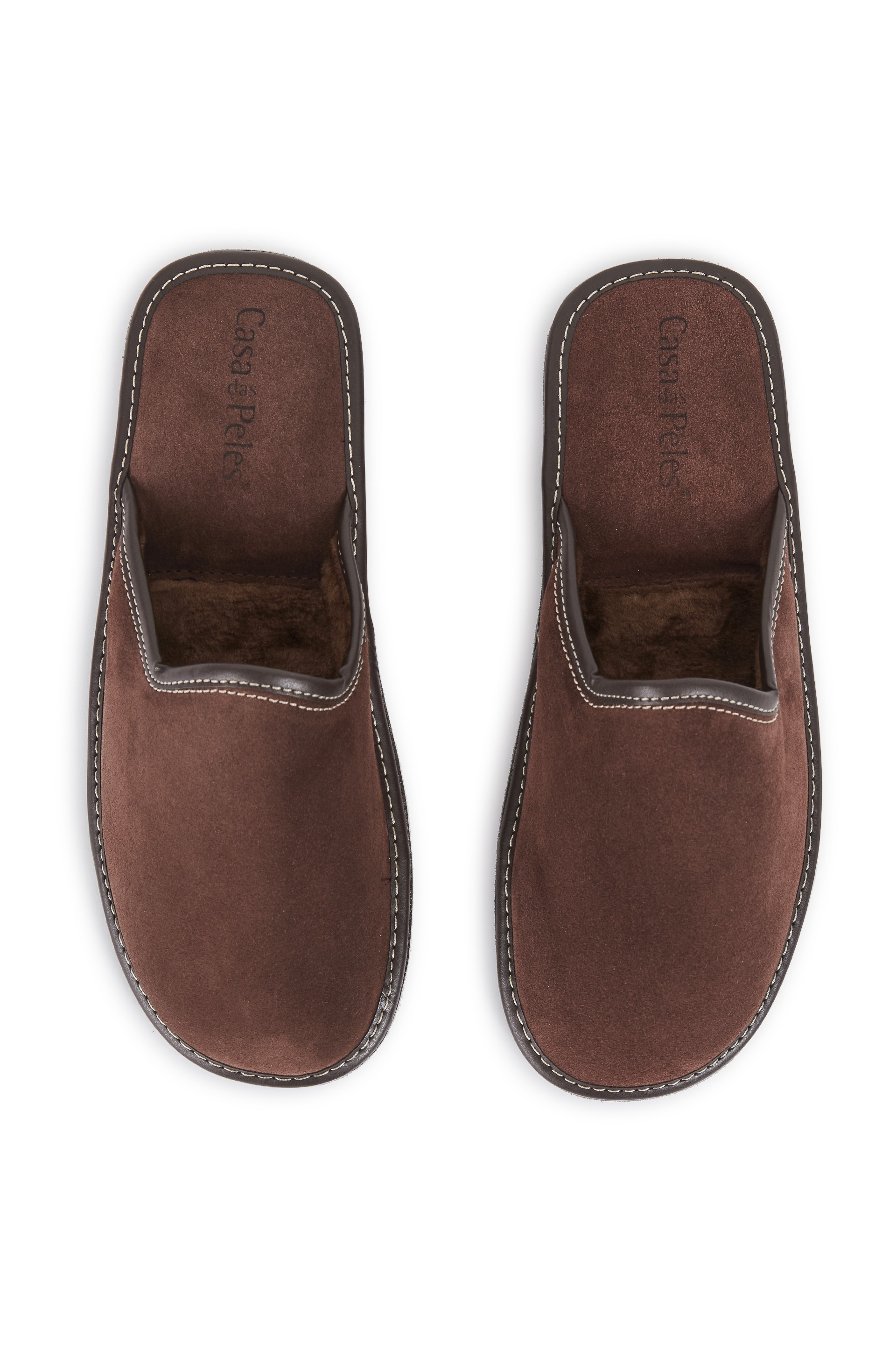 Chinelo em pele 16005