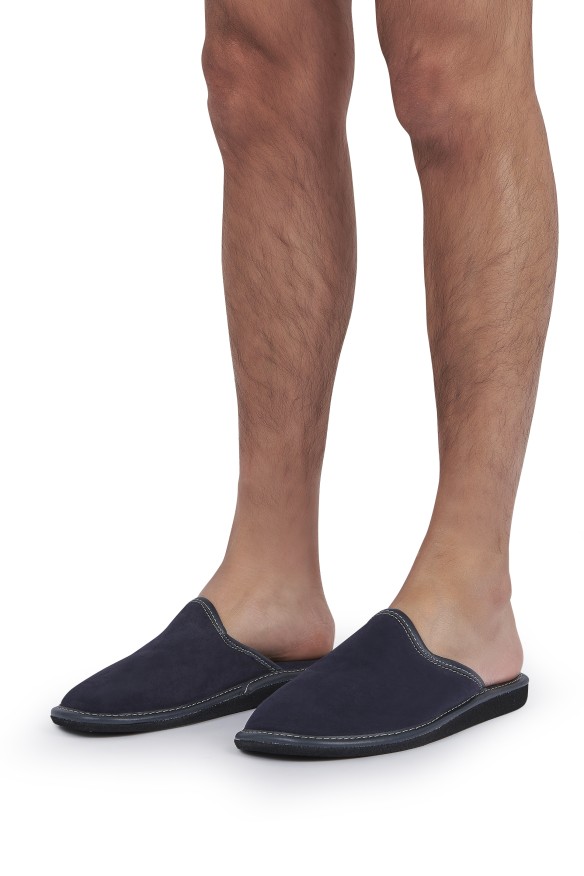 Chinelo em pele 16005