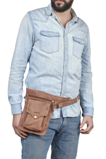 Bolsa cintura em pele 35N Bolsa cintura em pele 35N