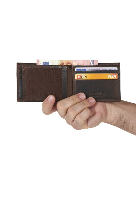 Carteira em pele 8027