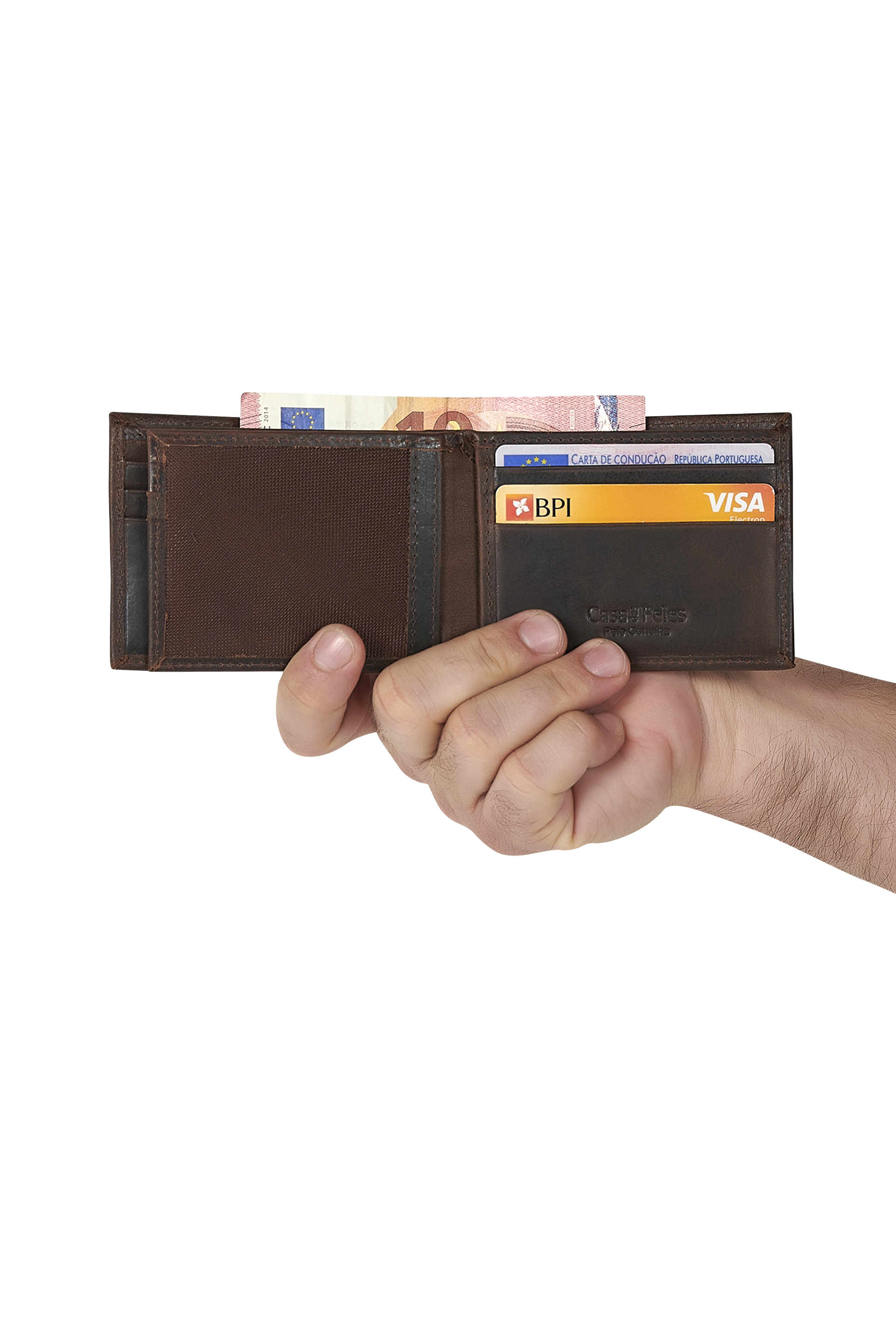 Carteira em pele 8027