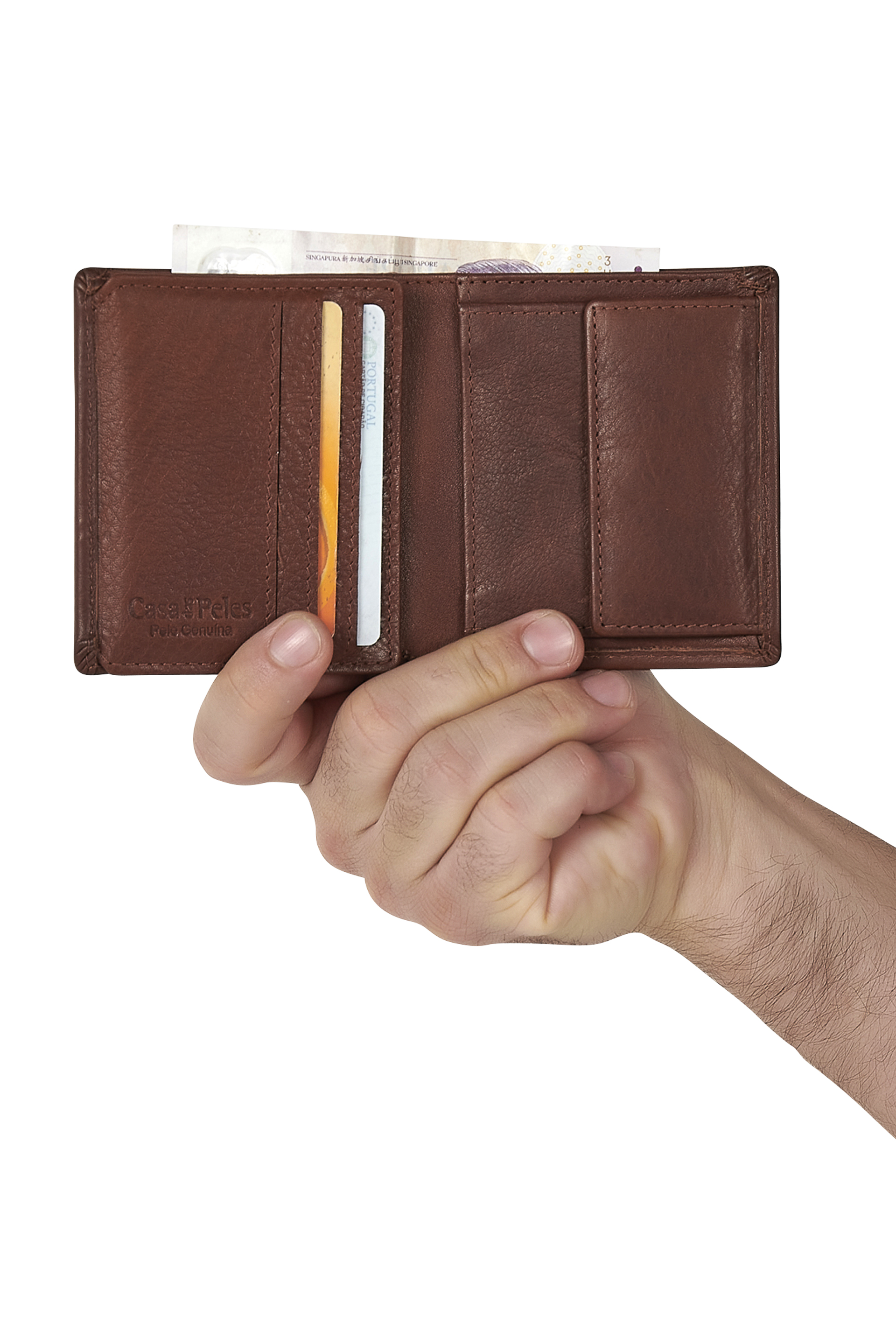 Carteira em pele 870V