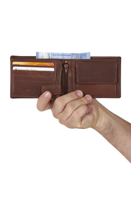 carteira em pele 871V carteira em pele 871V