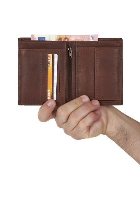 carteira em pele 875V carteira em pele 875V