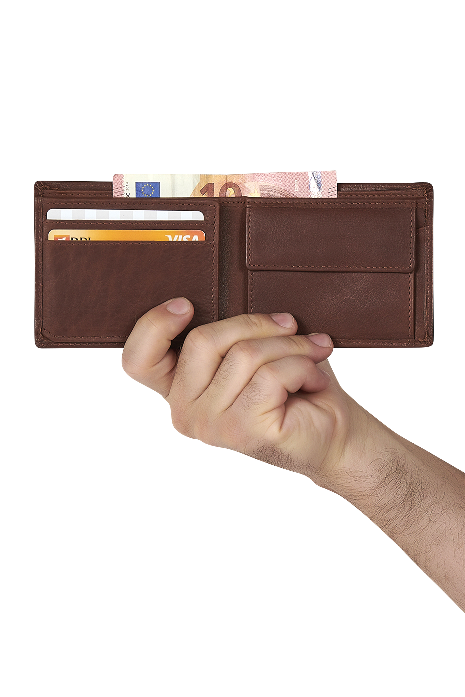 Carteira em pele 878V