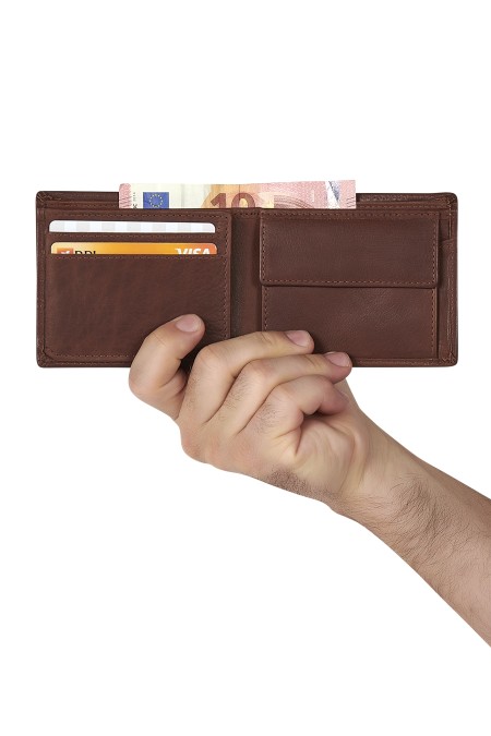 Carteira em pele 878V Carteira em pele 878V