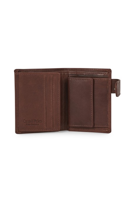 carteira em pele 879V.