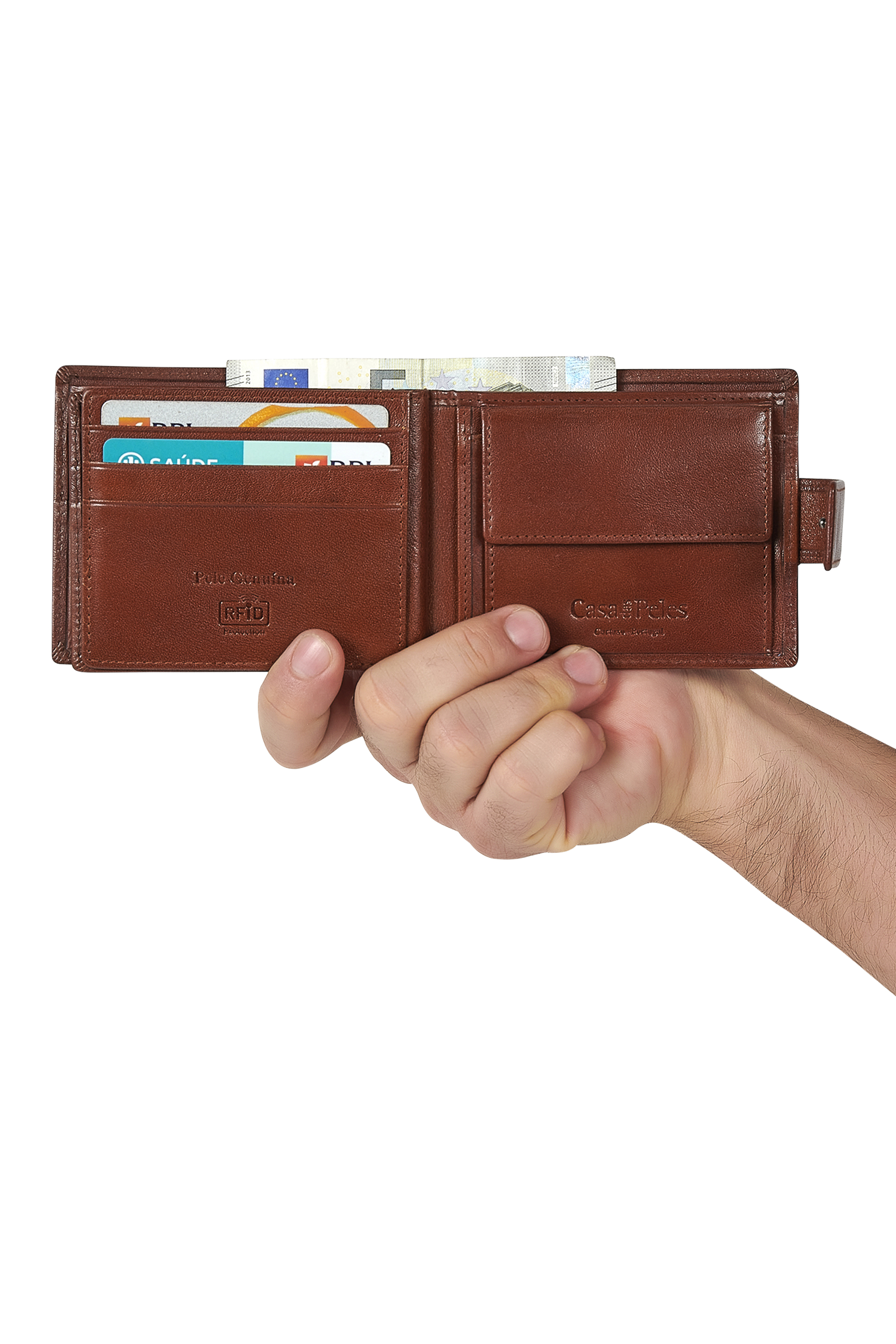 Carteira em pele 015