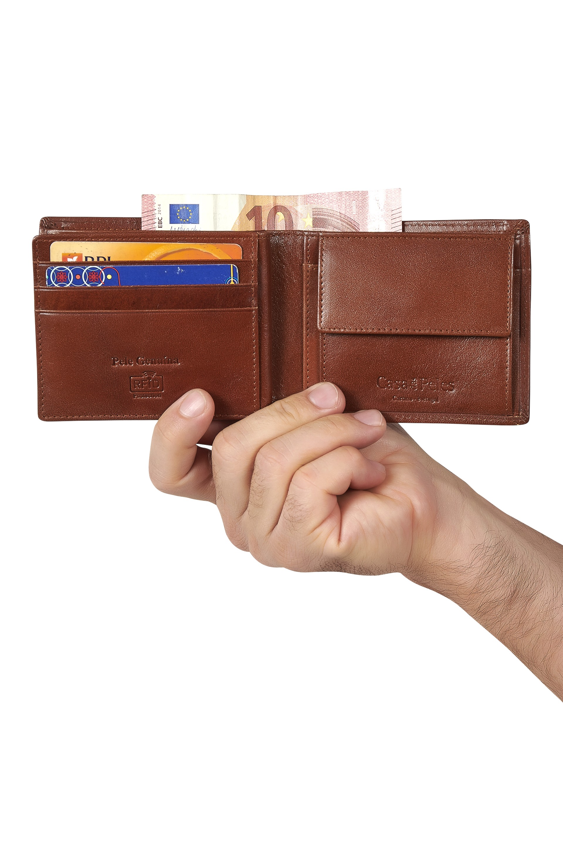 Carteira em pele 018