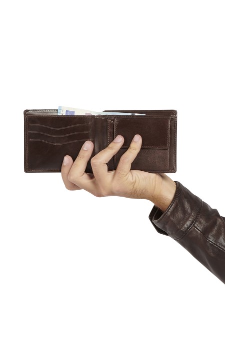 Carteira em pele H3145