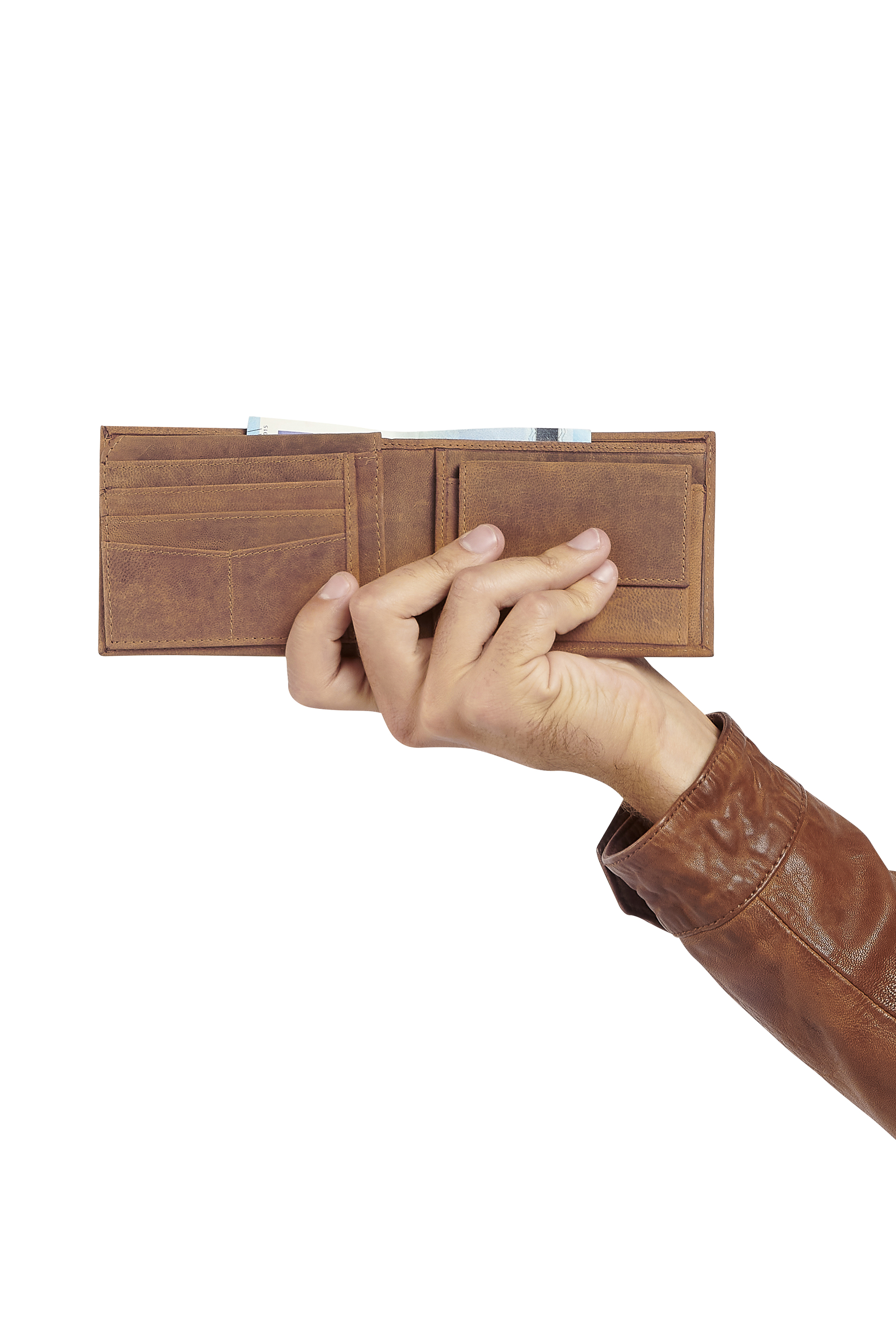Carteira em pele 010